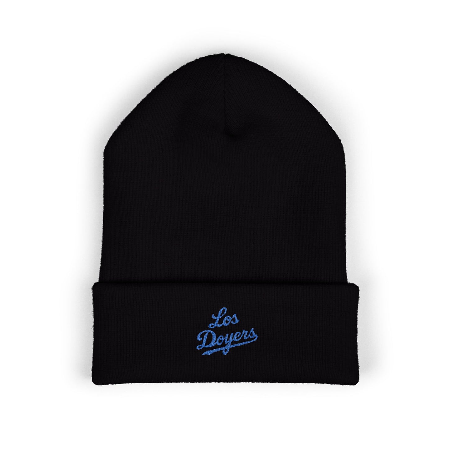 Classic Cuffed Beanie with Los Doyers Embroidery - Cozy Winter Accessory for Fans