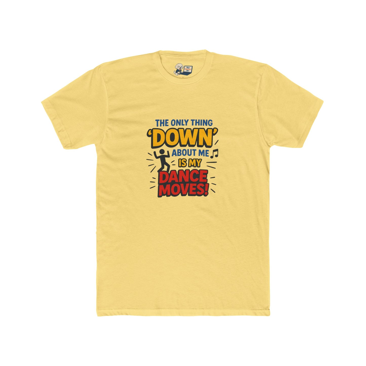 Down Syndrome Awareness "Down to Dance" Unisex Cotton Crew Tee - Dance Design