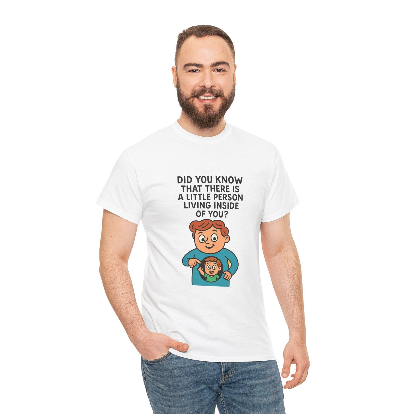 Mental Health "Inner Child" Unisex Heavy Cotton Tee - Original Design
