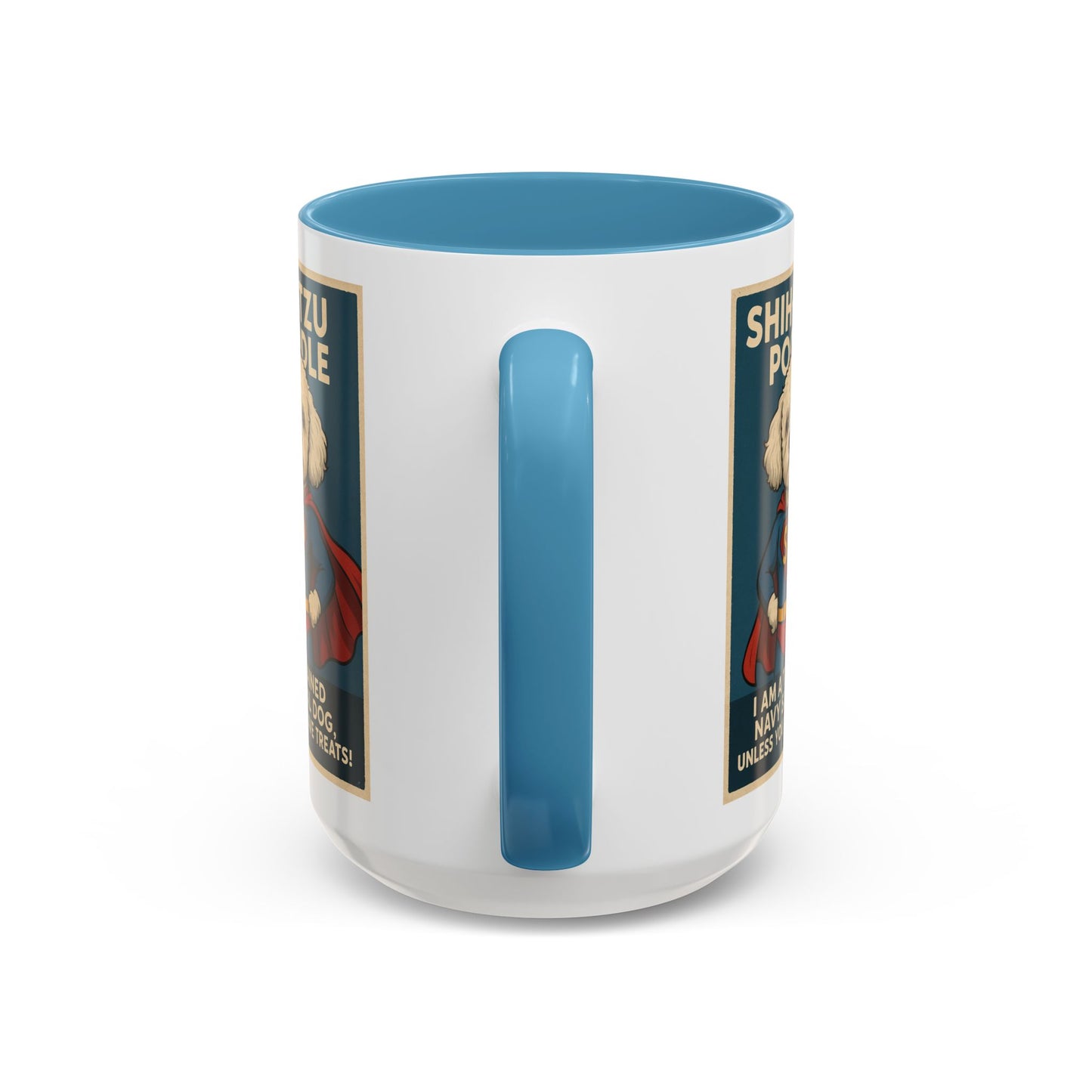 Shih-Tzu Poodle "Super Hero" Coffee Mug - Fun 15oz Accent Mug for Dog Lovers