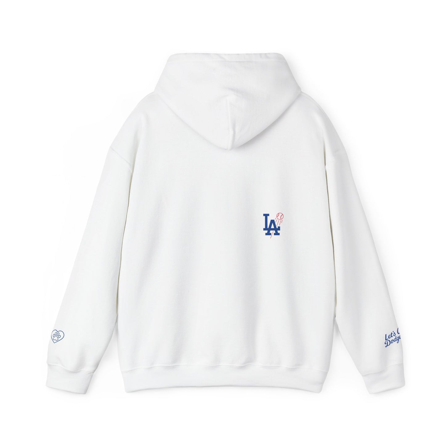 "My Shih Tzu Poodle is a Dodgers Fan" Unisex Dog Lover Hoodie