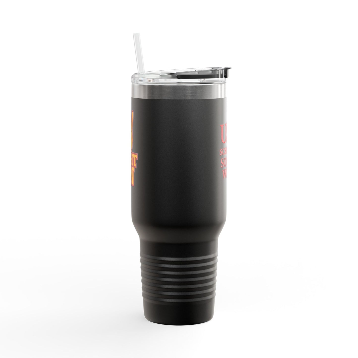 USC School of Social Work Insulated Travel Mug - 40oz Coffee Cup for Professionals & Students