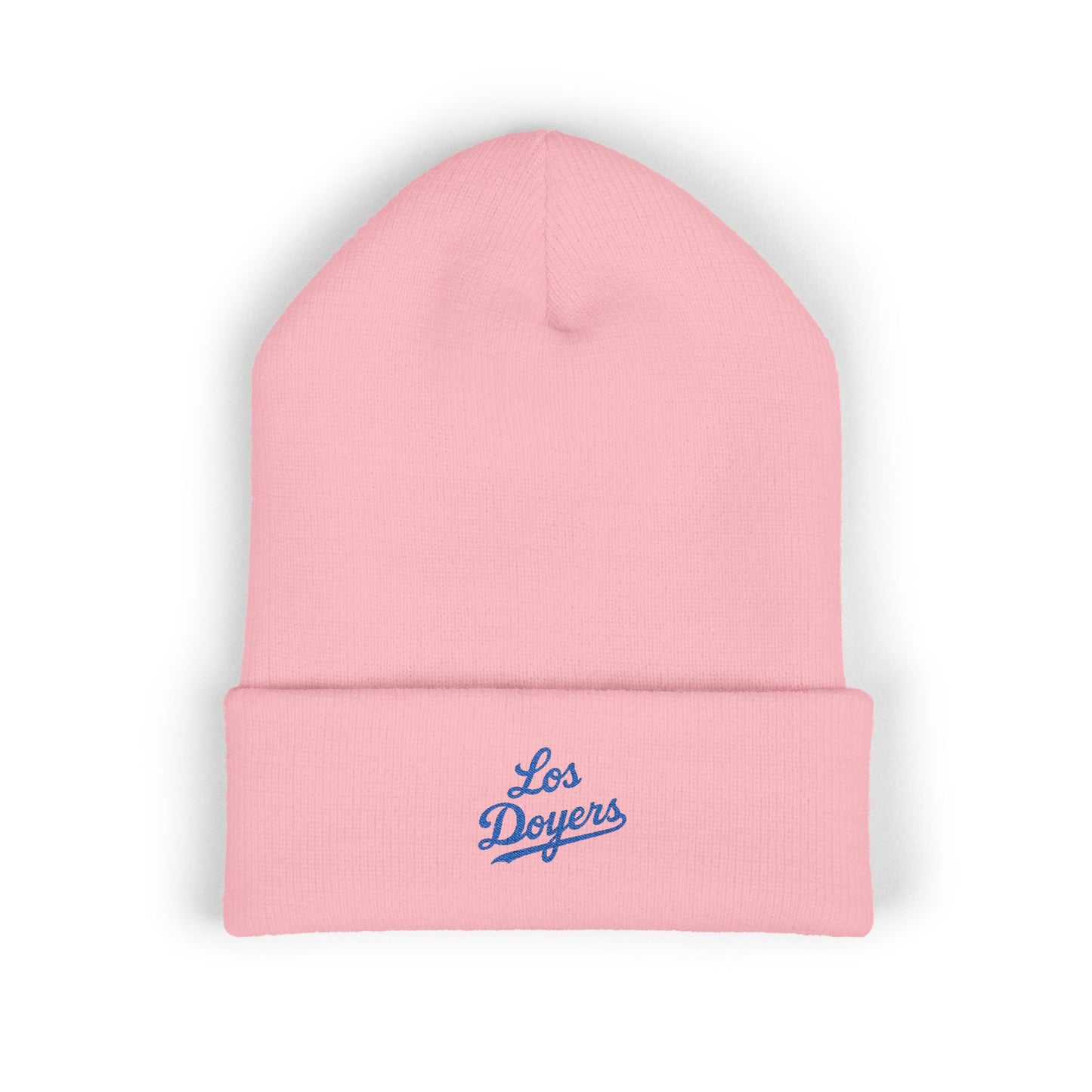 Classic Cuffed Beanie with Los Doyers Embroidery - Cozy Winter Accessory for Fans