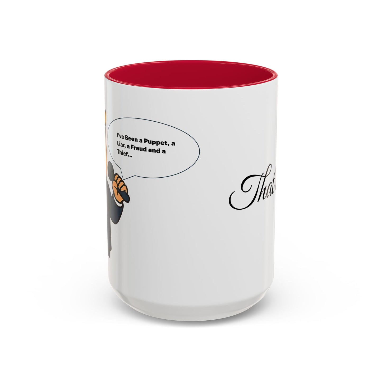 Trump Lies Colorful Humorous Coffee Mug