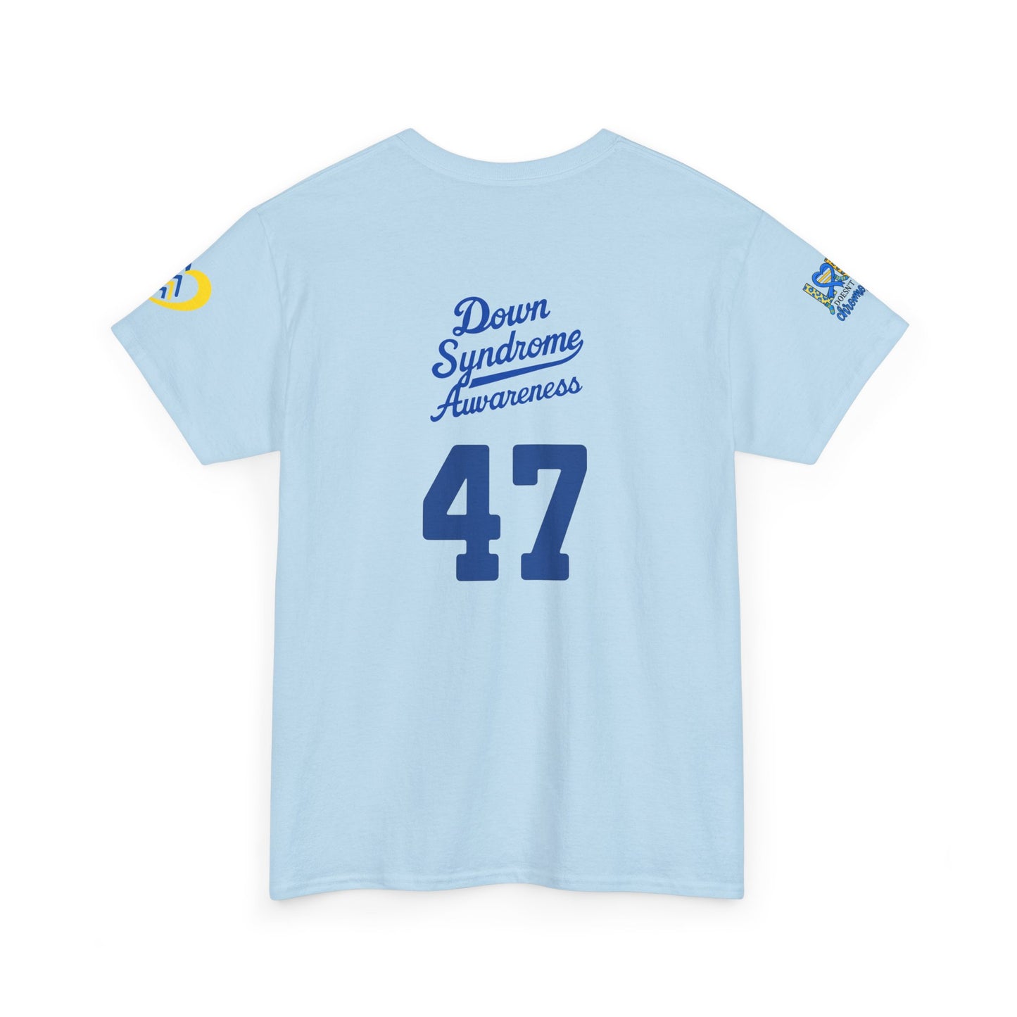 Down Syndrome Awareness - Dodgers Tee -Unisex Heavy Cotton Tee - Men & Women
