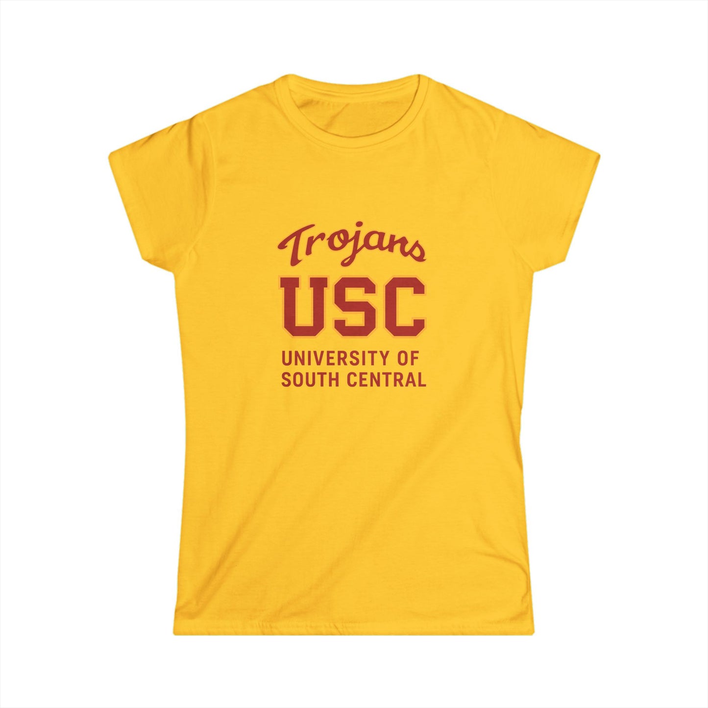 University of South Central USC Women's Softstyle Tee - Comfortable College Spirit Wear