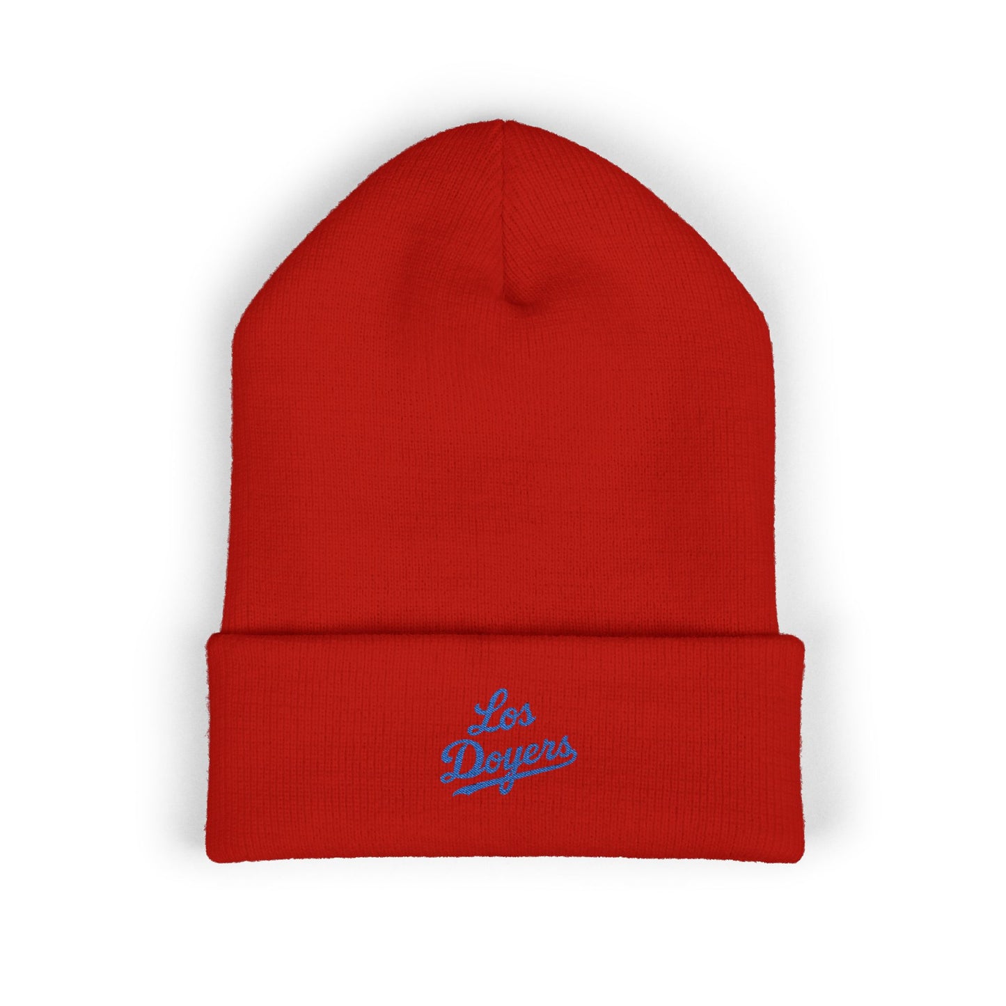 Classic Cuffed Beanie with Los Doyers Embroidery - Cozy Winter Accessory for Fans