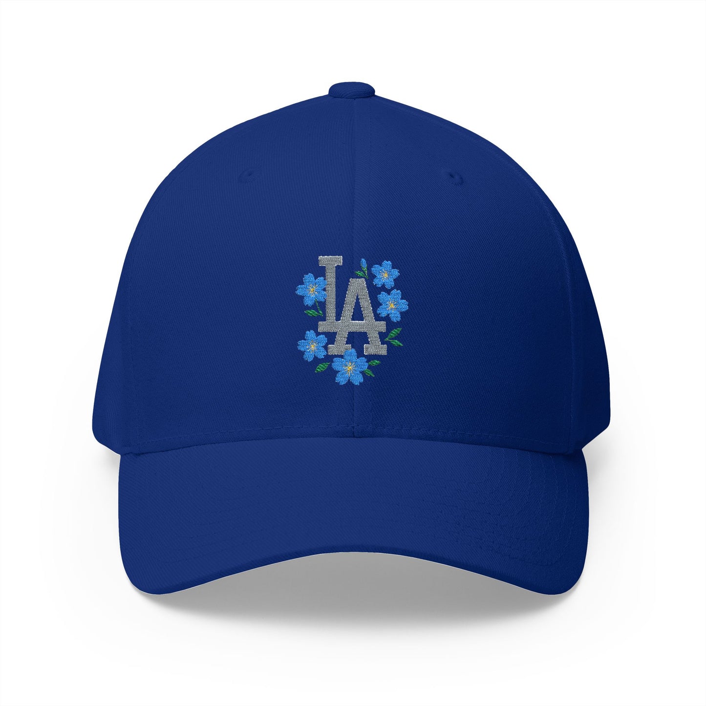 Dodger Chica Women's Floral Embroidered Baseball Cap - Perfect for Sports Fans