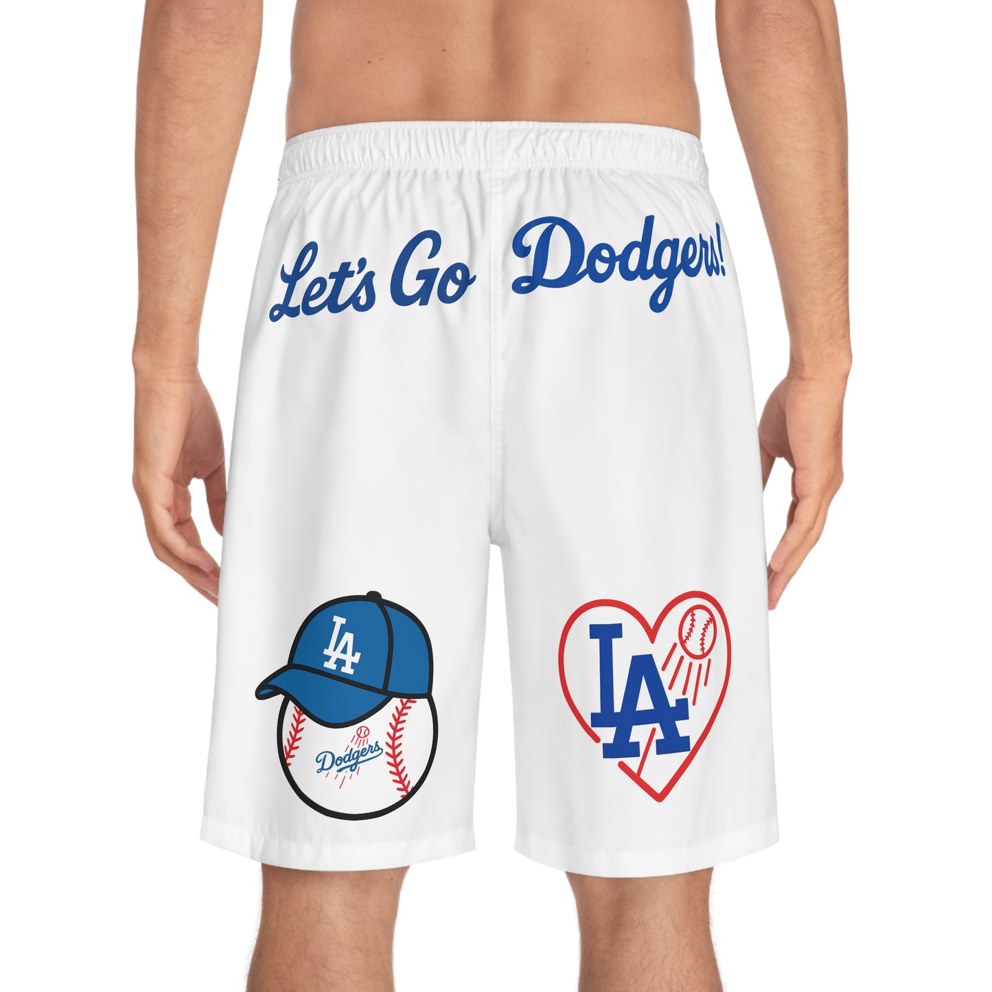 Men's Dodgers Board Shorts - Let's Go Dodgers!