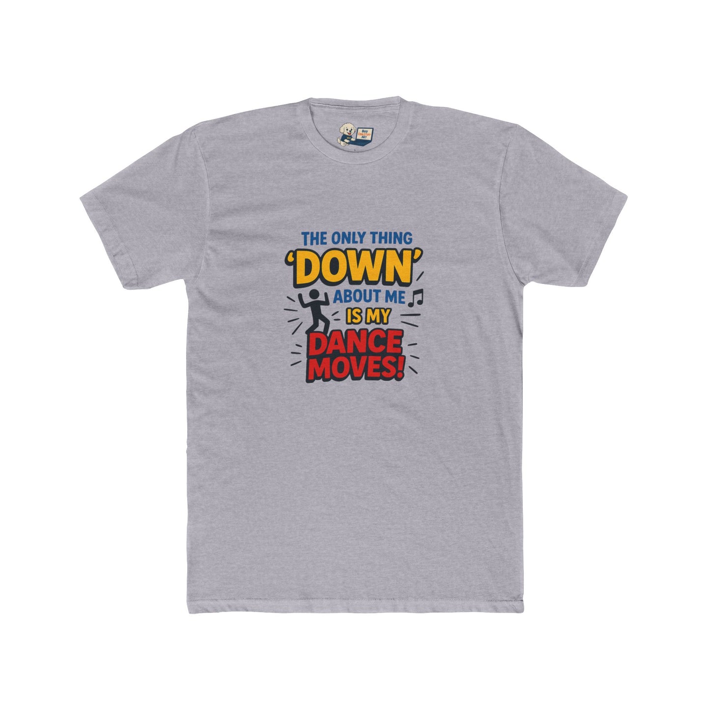 Down Syndrome Awareness "Down to Dance" Unisex Cotton Crew Tee - Dance Design