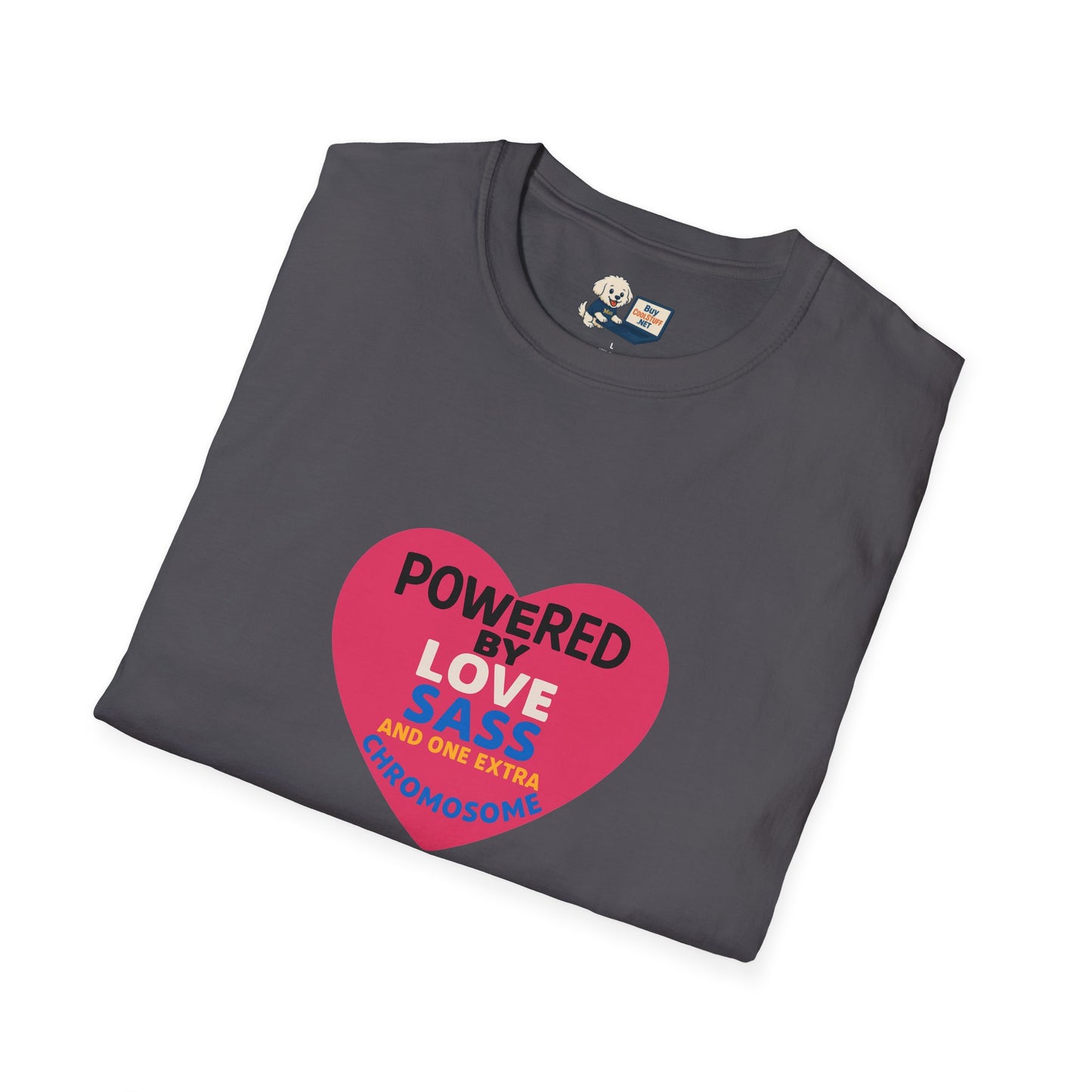 Down Syndrome Awareness - Powered by Love Unisex T-Shirt - Fun and Stylish Casual Wear