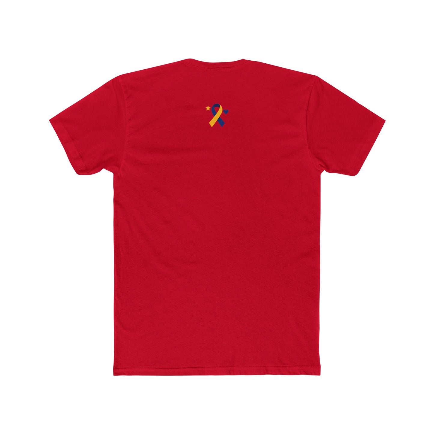 Down Syndrome Awareness "The Chosen Few" Unisex Cotton Crew Tee - Heart Design
