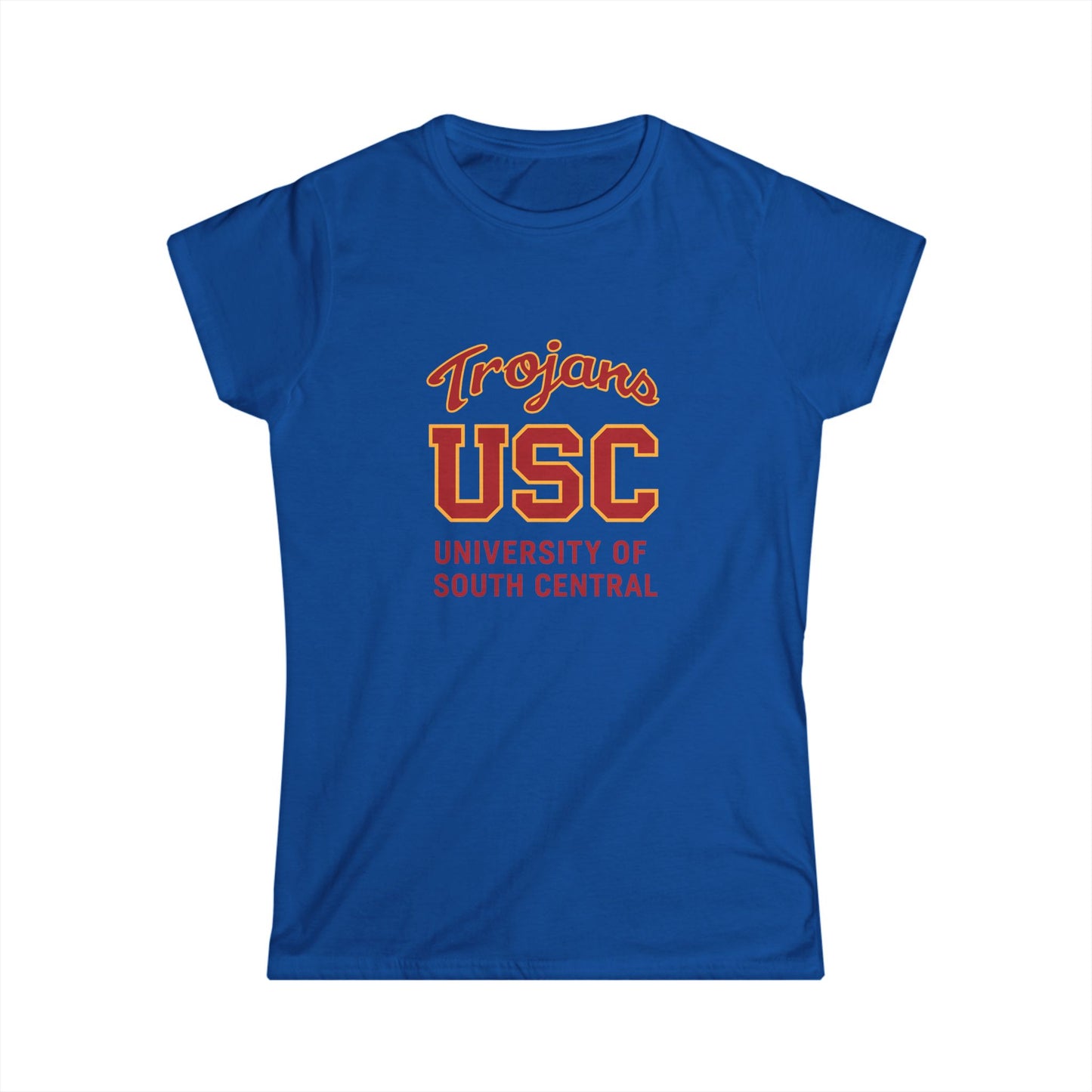 University of South Central USC Women's Softstyle Tee - Comfortable College Spirit Wear