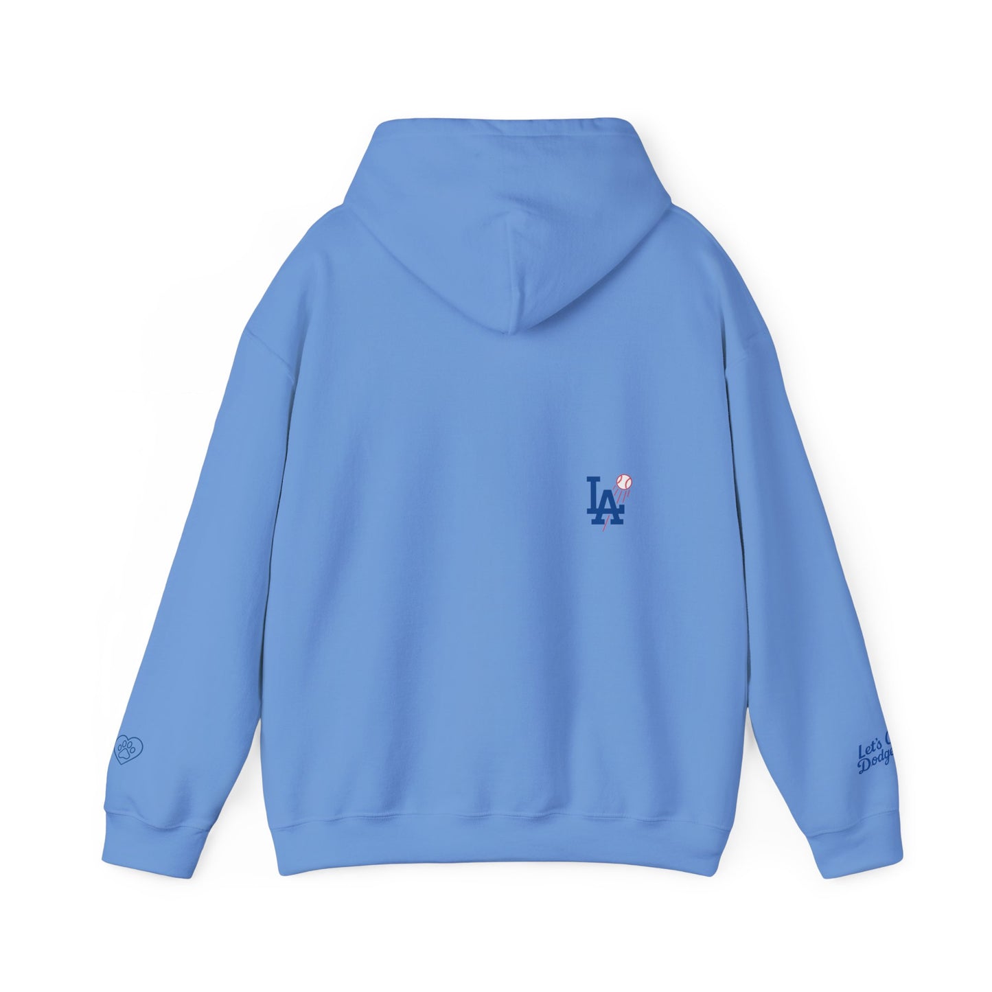 "My Shih Tzu Poodle is a Dodgers Fan" Unisex Dog Lover Hoodie