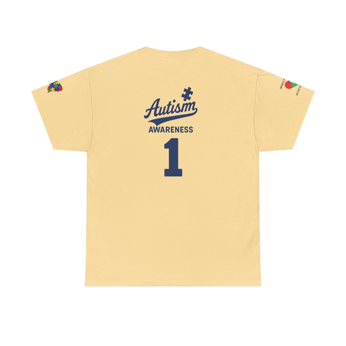 Autism Awareness - Dodgers Tee -Unisex Heavy Cotton Tee - Men & Women