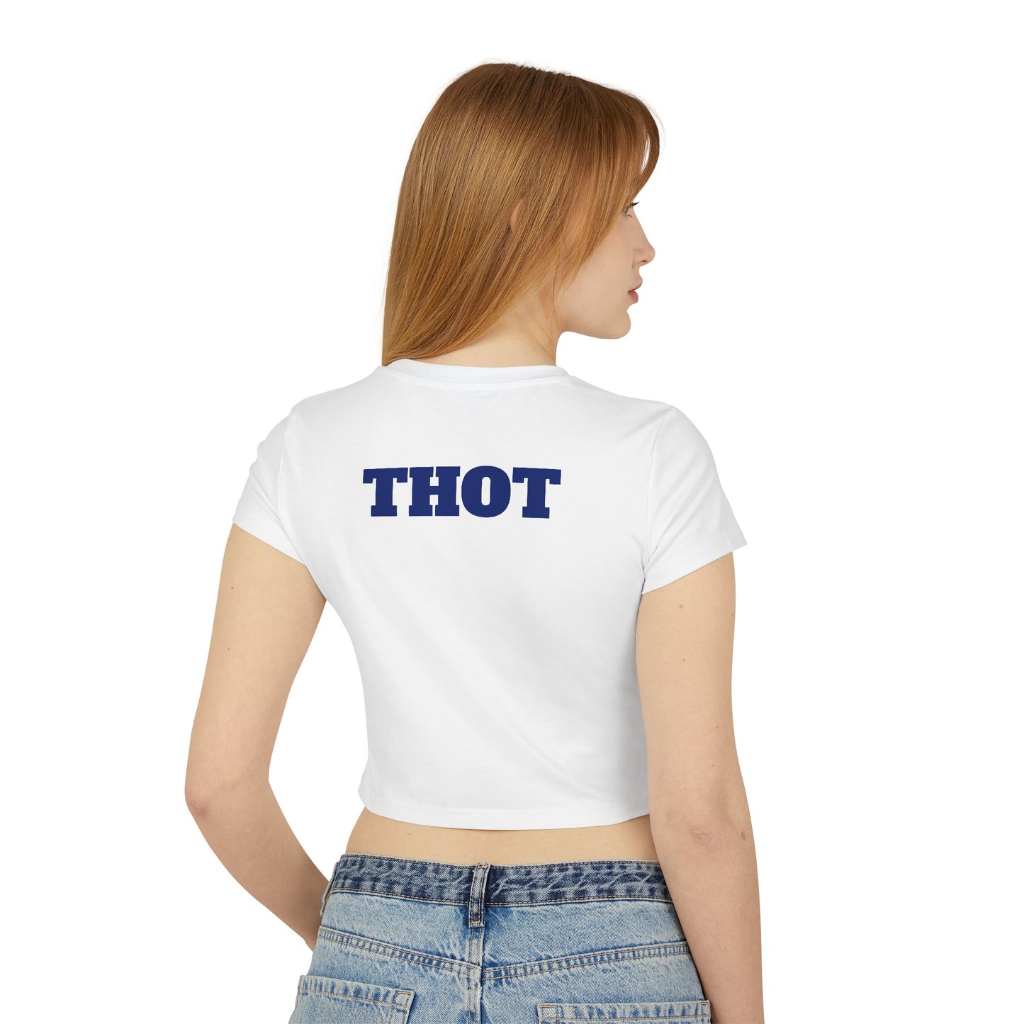 Women's Dodgers Graphic Belly Tee - Casual Baseball Style for Trendy Fans