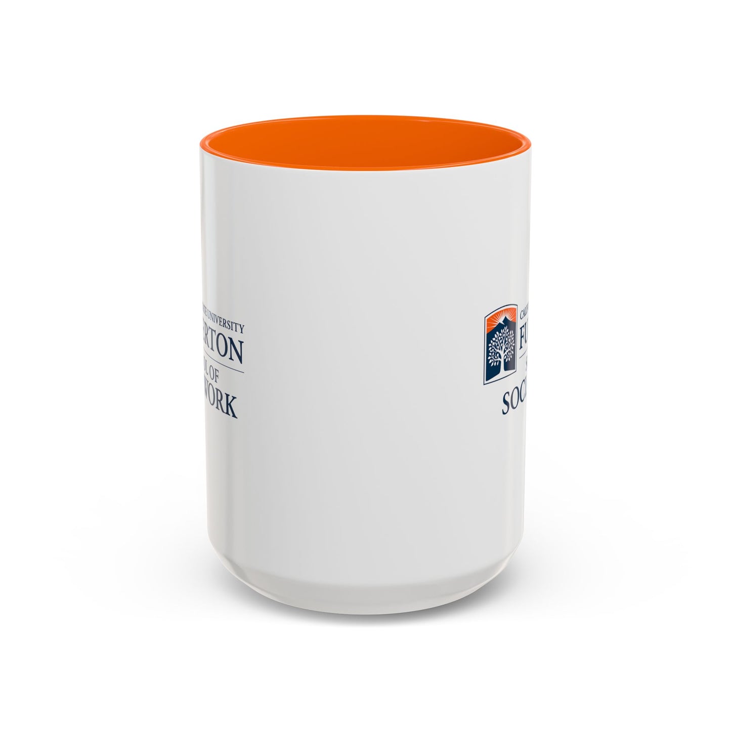 Fullerton School of Social Work Customized Accent Coffee Mug - 15oz