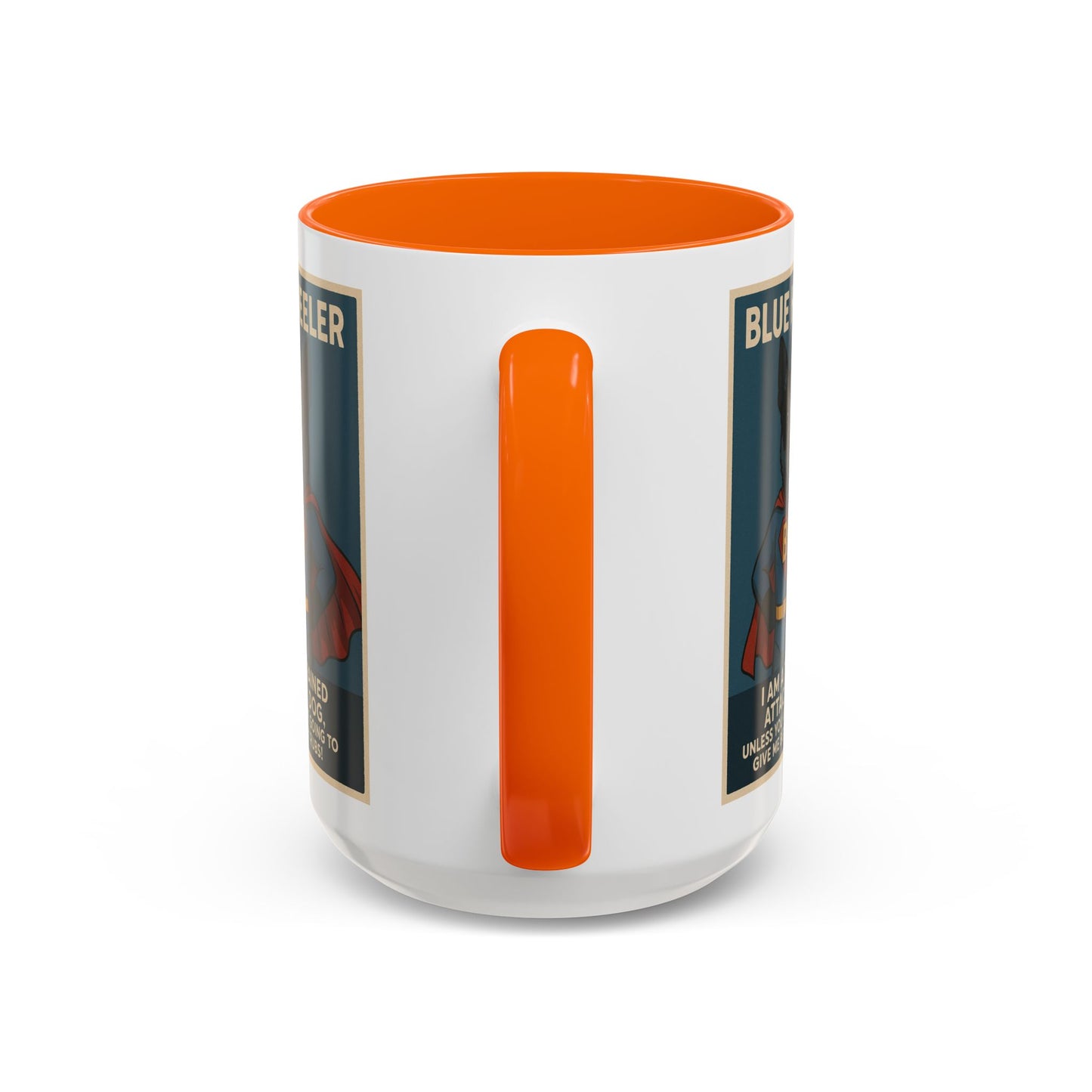 Blue Heeler "Superhero" Coffee Mug - Fun 15oz Accent Mug for Dog Lovers