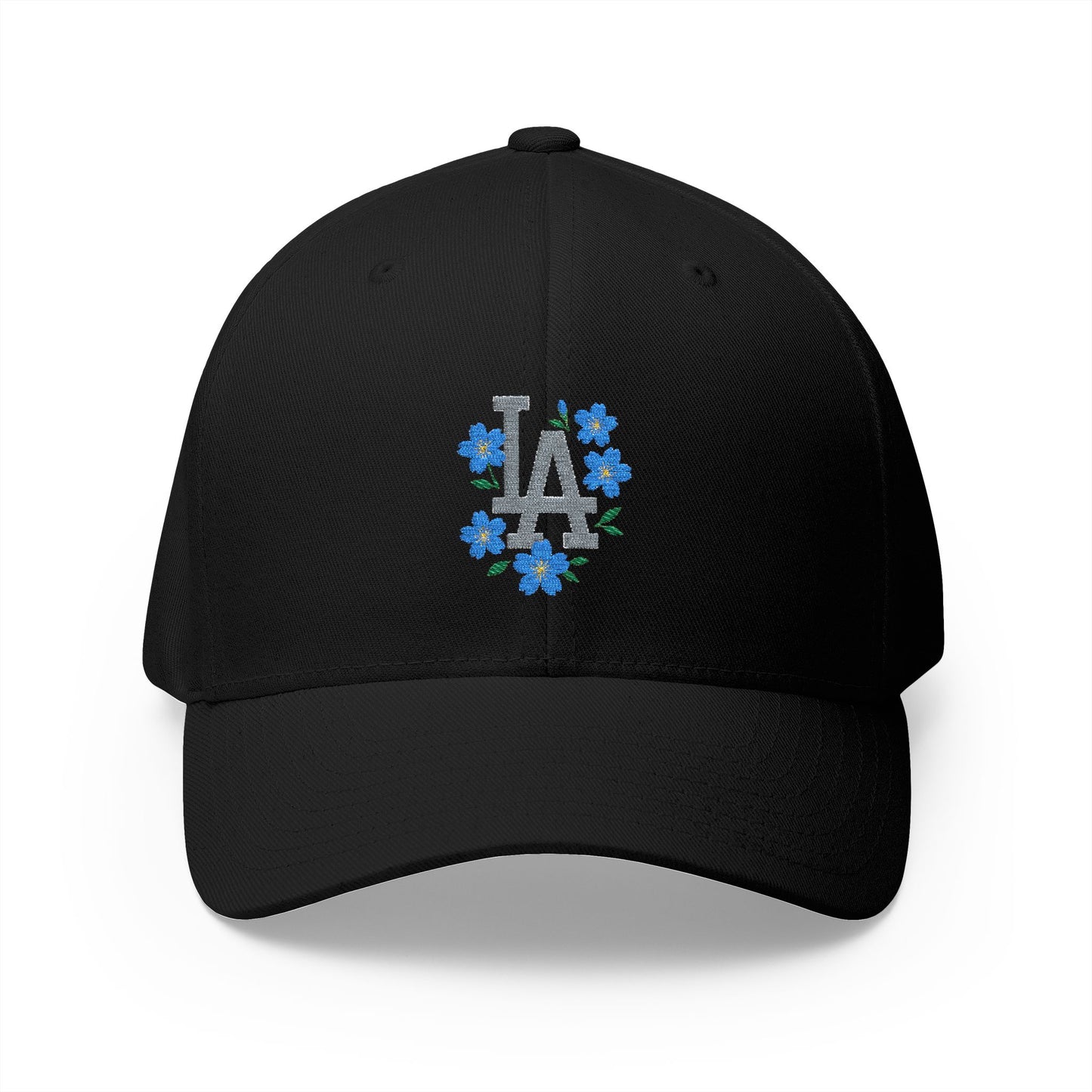 Dodger Chica Women's Floral Embroidered Baseball Cap - Perfect for Sports Fans