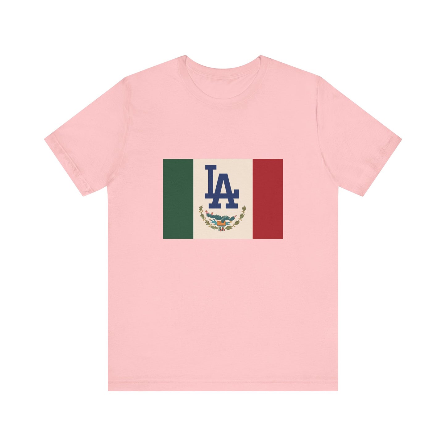 Mexican Pride LA Dodgers Flag Tee - Unisex Jersey Short Sleeve T-Shirt