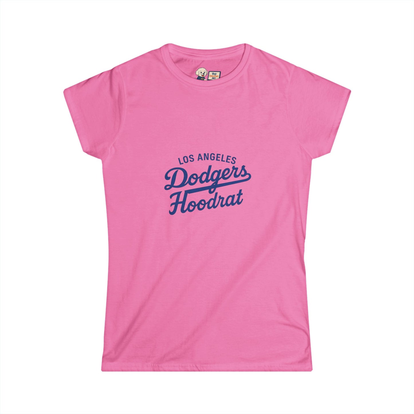 Los Angeles Dodgers Hoodrat - Women's Softstyle Tee - Perfect for Game Day!