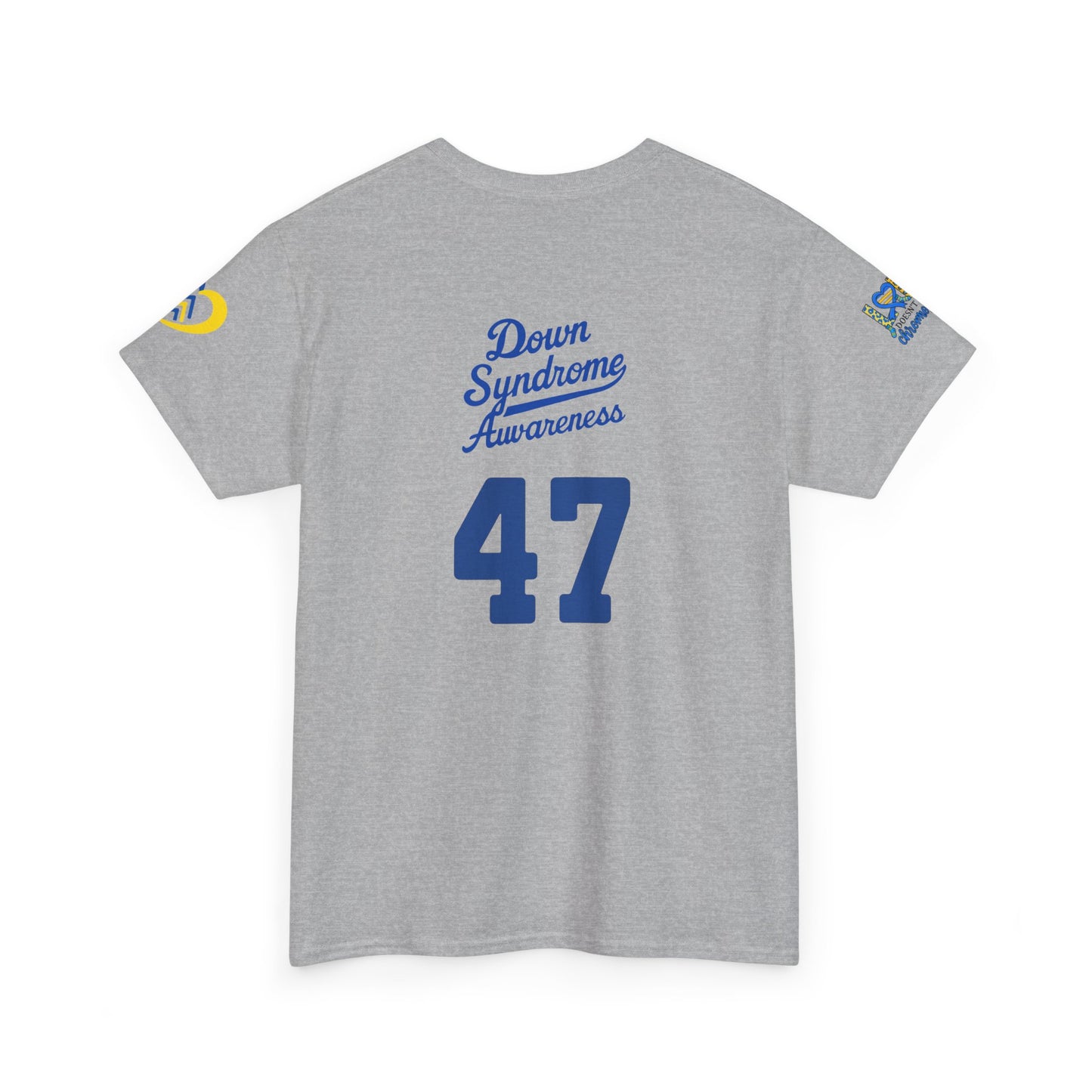 Down Syndrome Awareness - Dodgers Tee -Unisex Heavy Cotton Tee - Men & Women