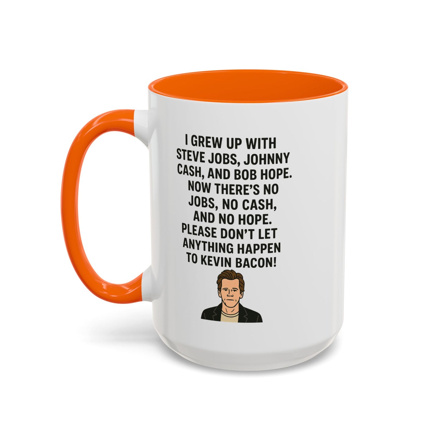 Funny "KEVIN BACON" Coffee Mug - 15oz - Perfect Gift for Coffee Lovers