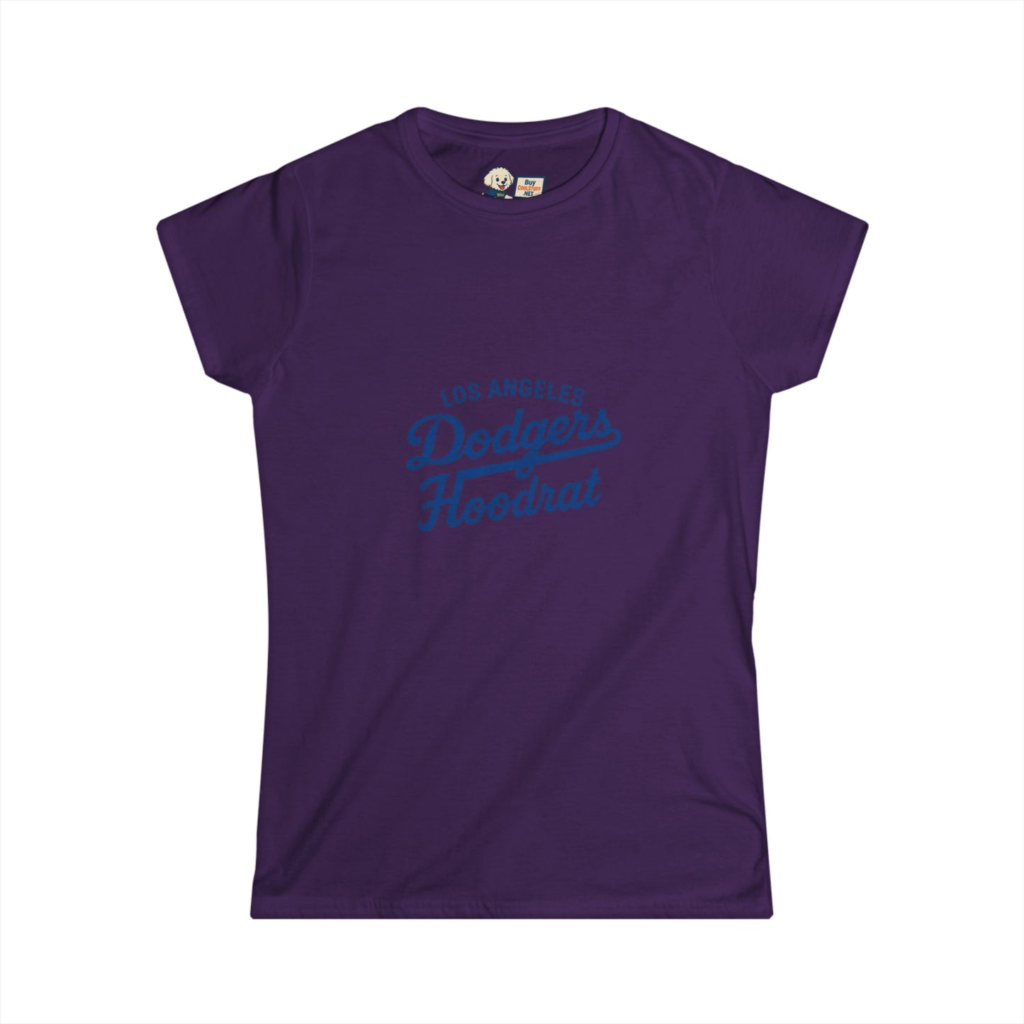 Los Angeles Dodgers Hoodrat - Women's Softstyle Tee - Perfect for Game Day!