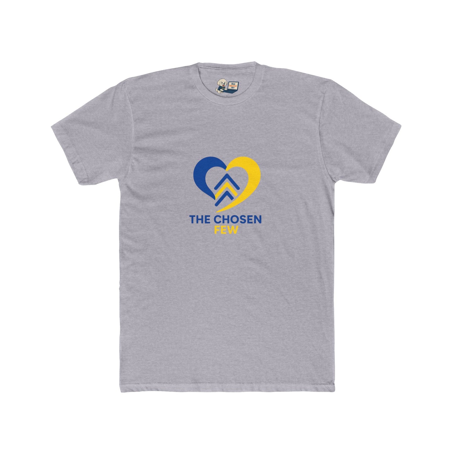 Down Syndrome Awareness "The Chosen Few" Unisex Cotton Crew Tee - Heart Design