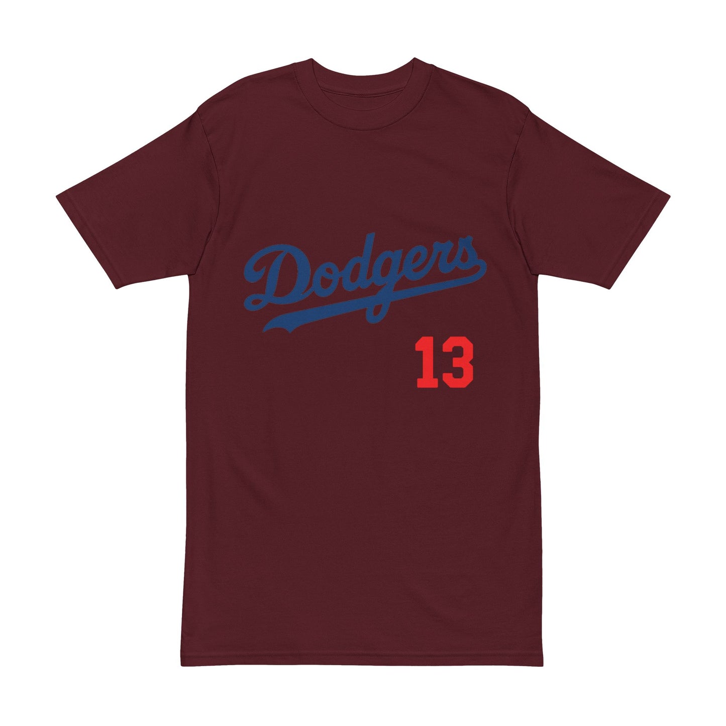 Dodgers Foo #13 -Men's Heavyweight Tee for Sports Fans
