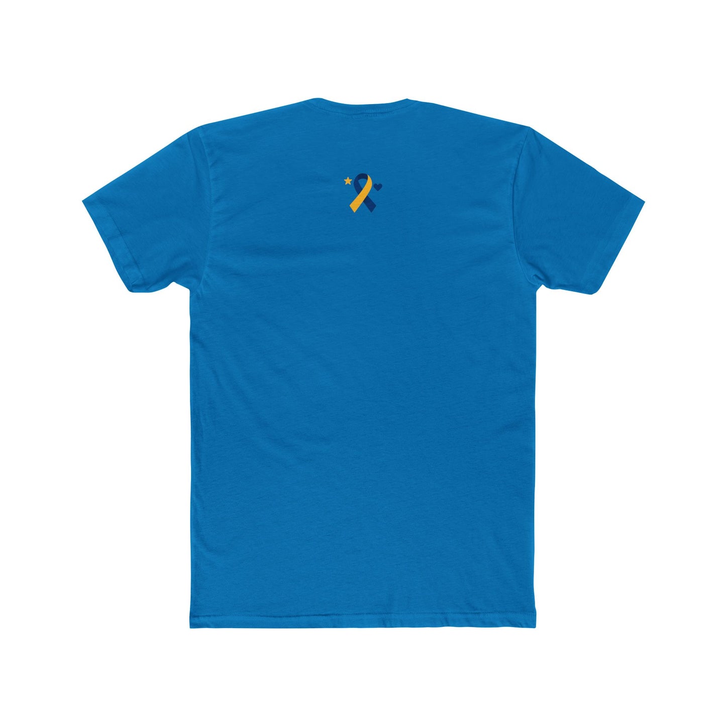 Down Syndrome Awareness "The Chosen Few" Unisex Cotton Crew Tee - Heart Design