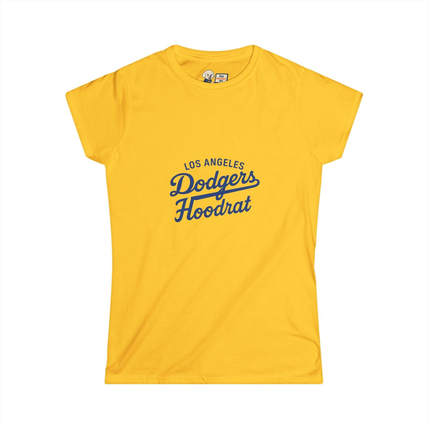 Los Angeles Dodgers Hoodrat - Women's Softstyle Tee - Perfect for Game Day!
