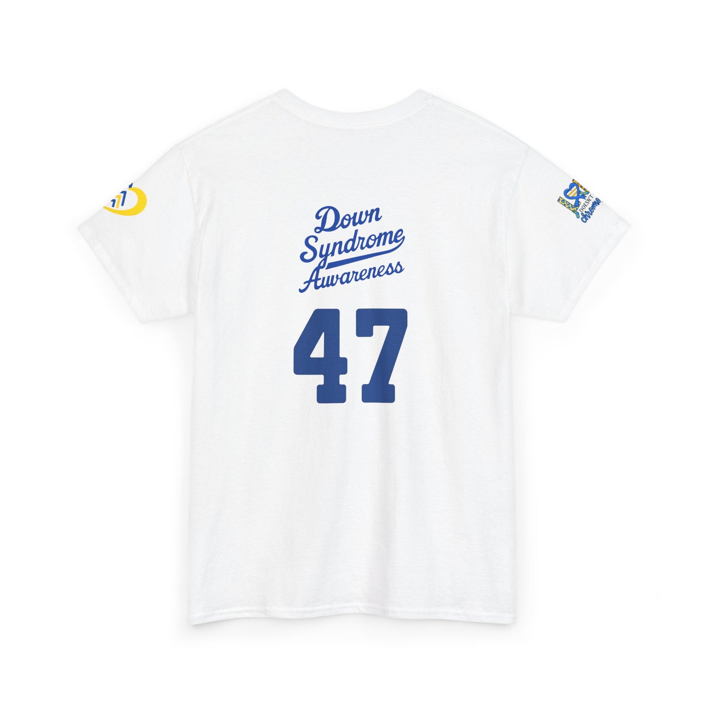 Down Syndrome Awareness - Dodgers Tee -Unisex Heavy Cotton Tee - Men & Women