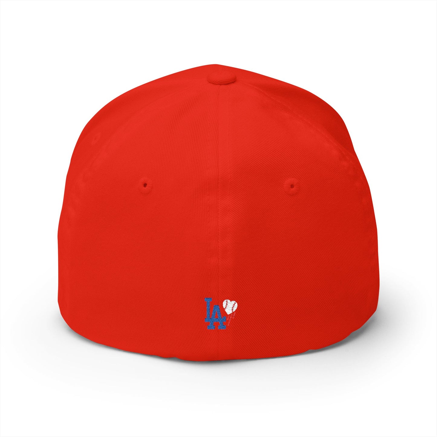 Dodgers American Flag with "LA" logo stars- Embroidered Baseball Cap - Original Design