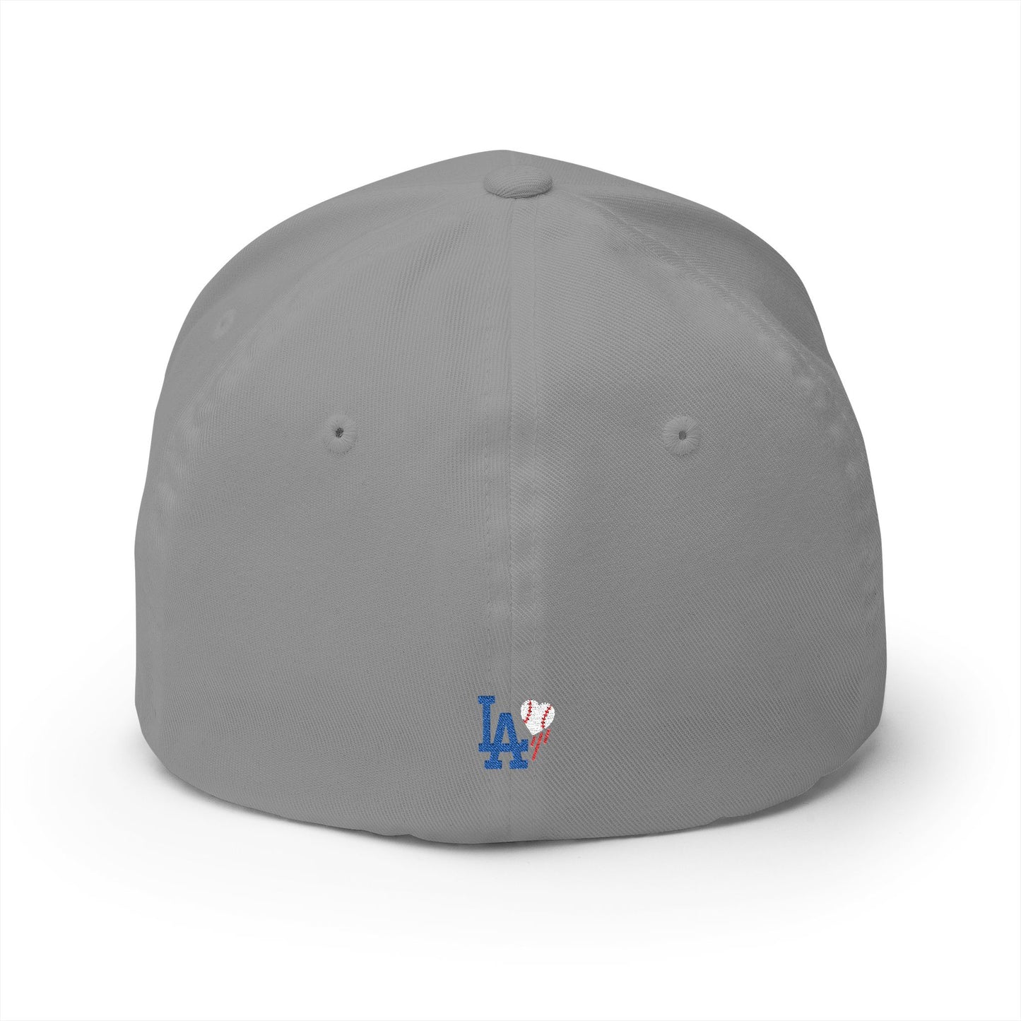 Dodgers American Flag with "LA" logo stars- Embroidered Baseball Cap - Original Design