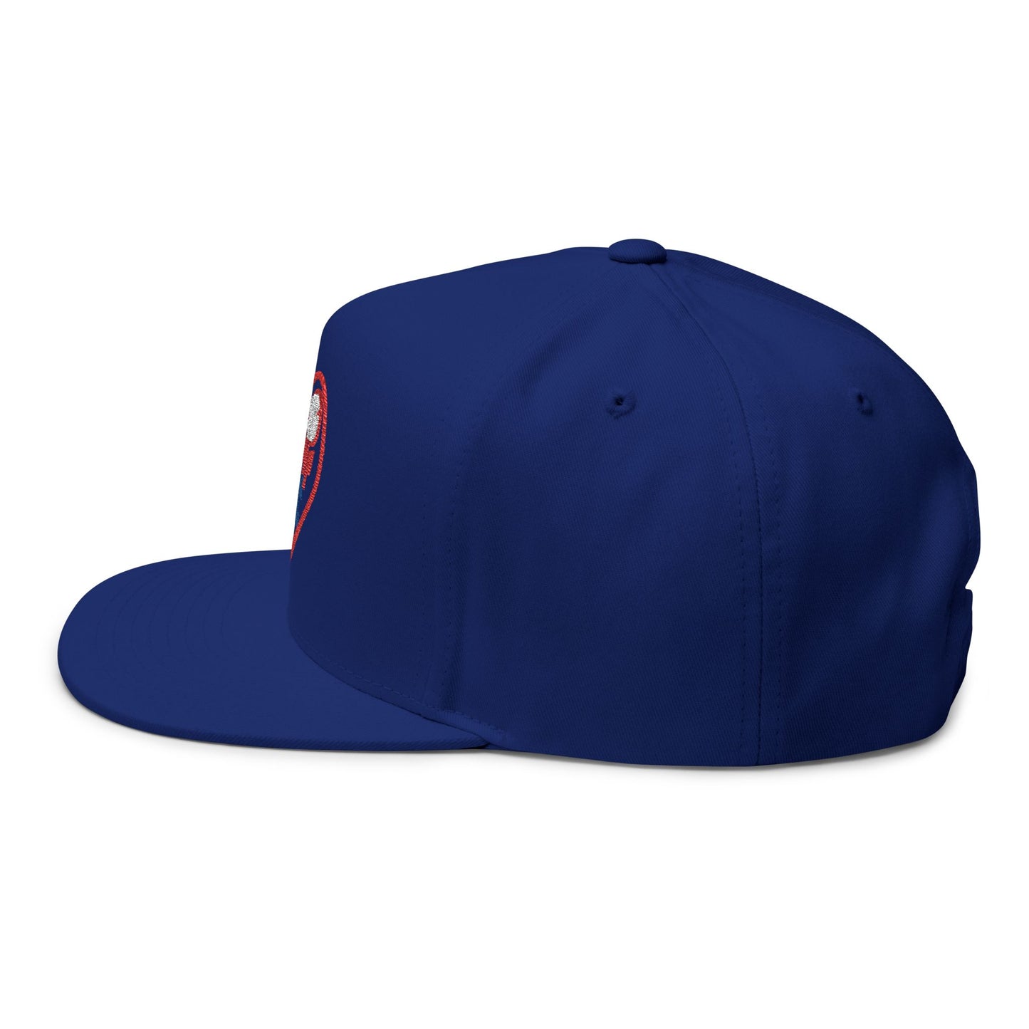 L.A. Heart Embroidered Flat Bill Cap - Perfect Gift for Men & Women