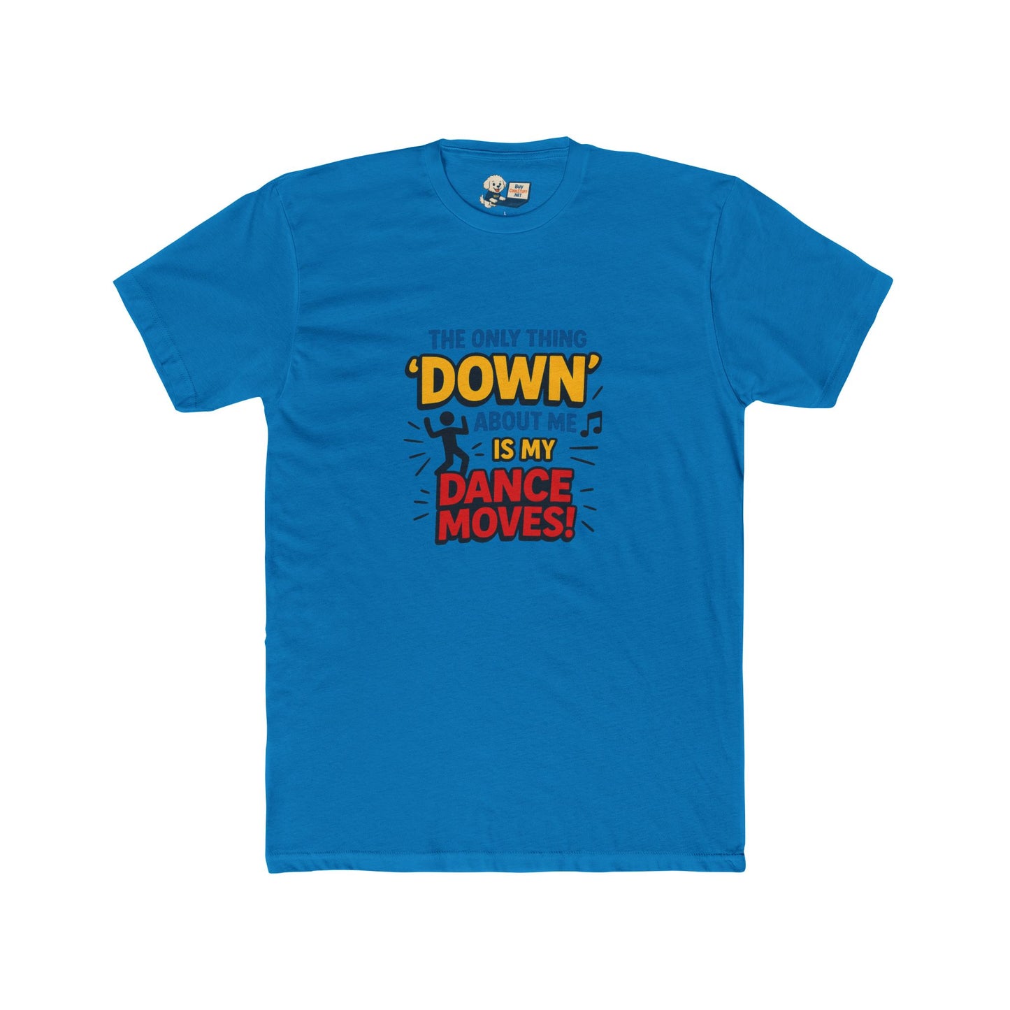 Down Syndrome Awareness "Down to Dance" Unisex Cotton Crew Tee - Dance Design