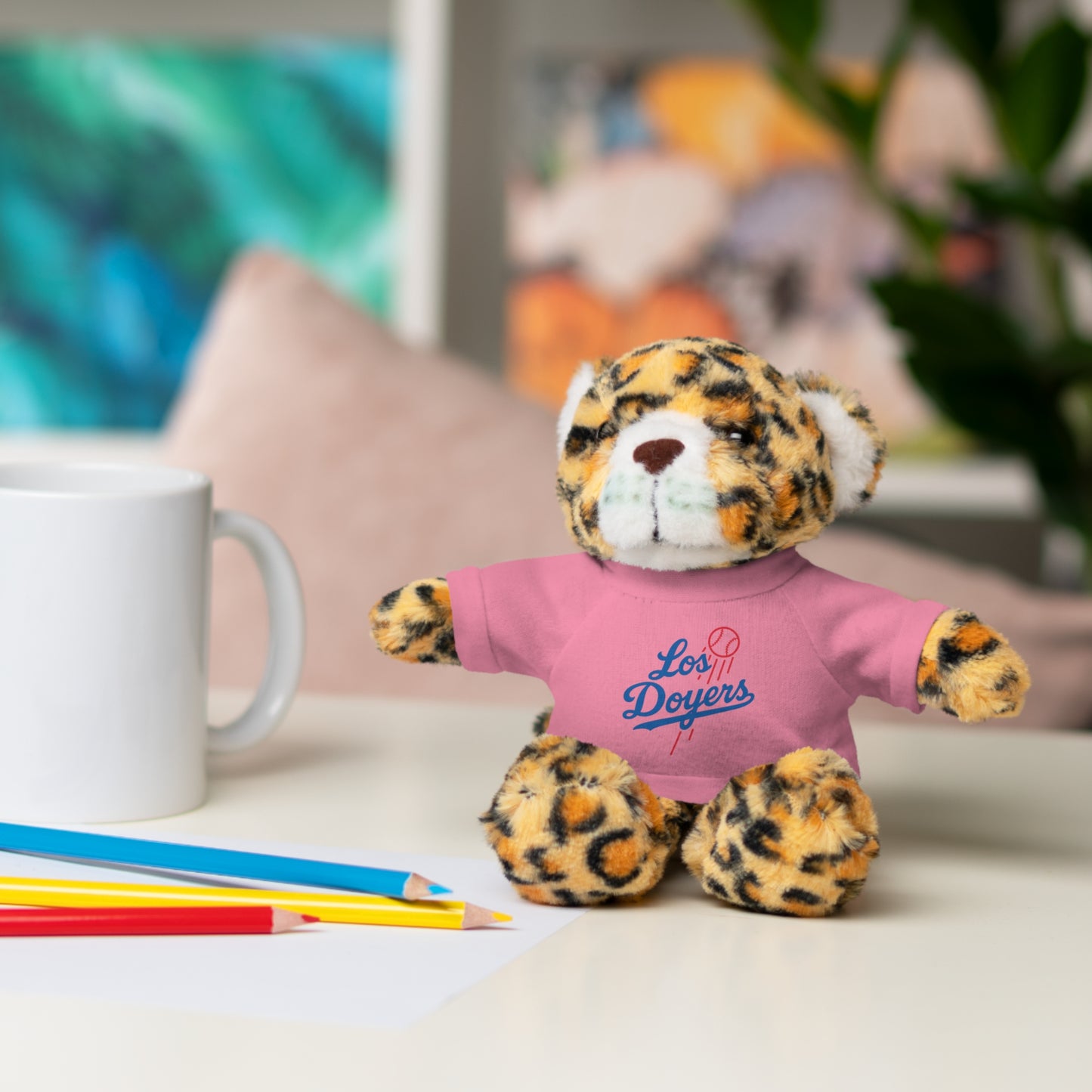 Los Doyers Plush Toy with Tee - Perfect Gift for Sports Fans & Kids
