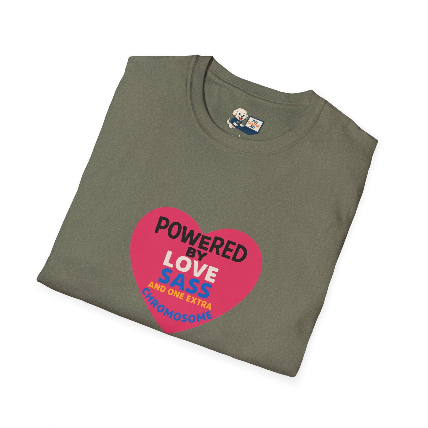 Down Syndrome Awareness - Powered by Love Unisex T-Shirt - Fun and Stylish Casual Wear