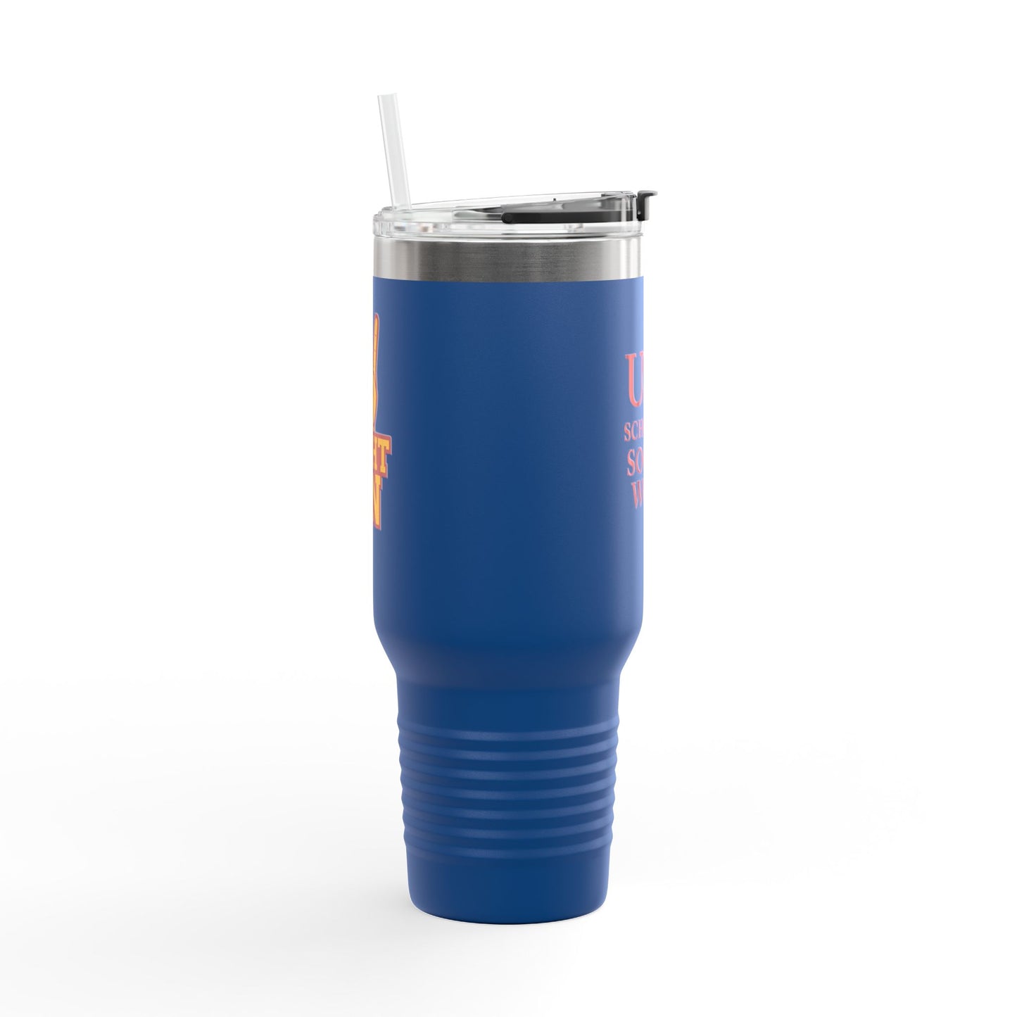 USC School of Social Work Insulated Travel Mug - 40oz Coffee Cup for Professionals & Students