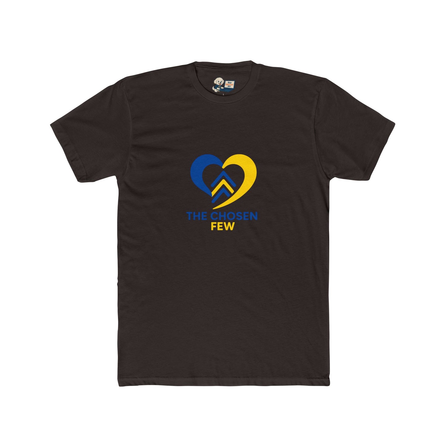 Down Syndrome Awareness "The Chosen Few" Unisex Cotton Crew Tee - Heart Design
