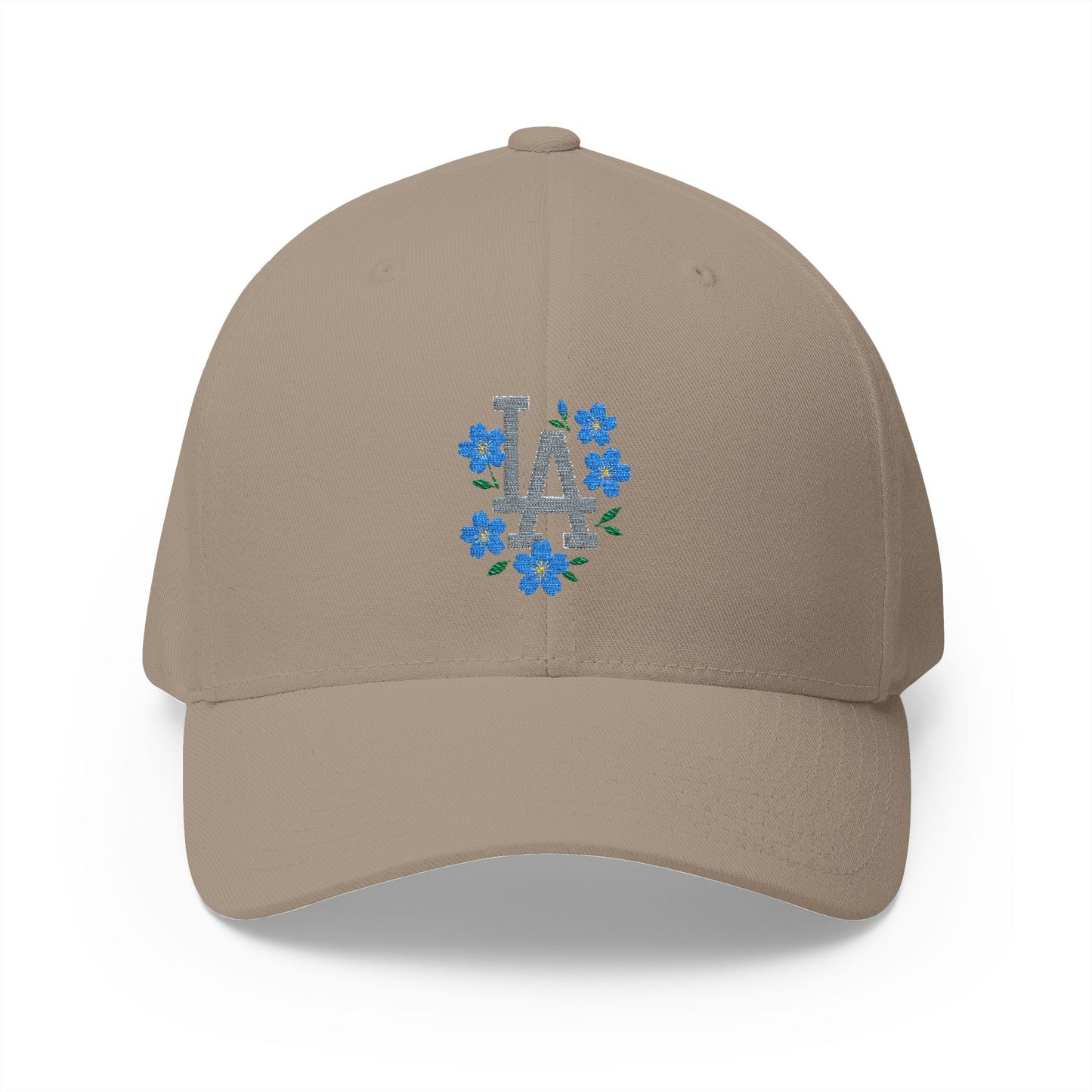 Dodger Chica Women's Floral Embroidered Baseball Cap - Perfect for Sports Fans