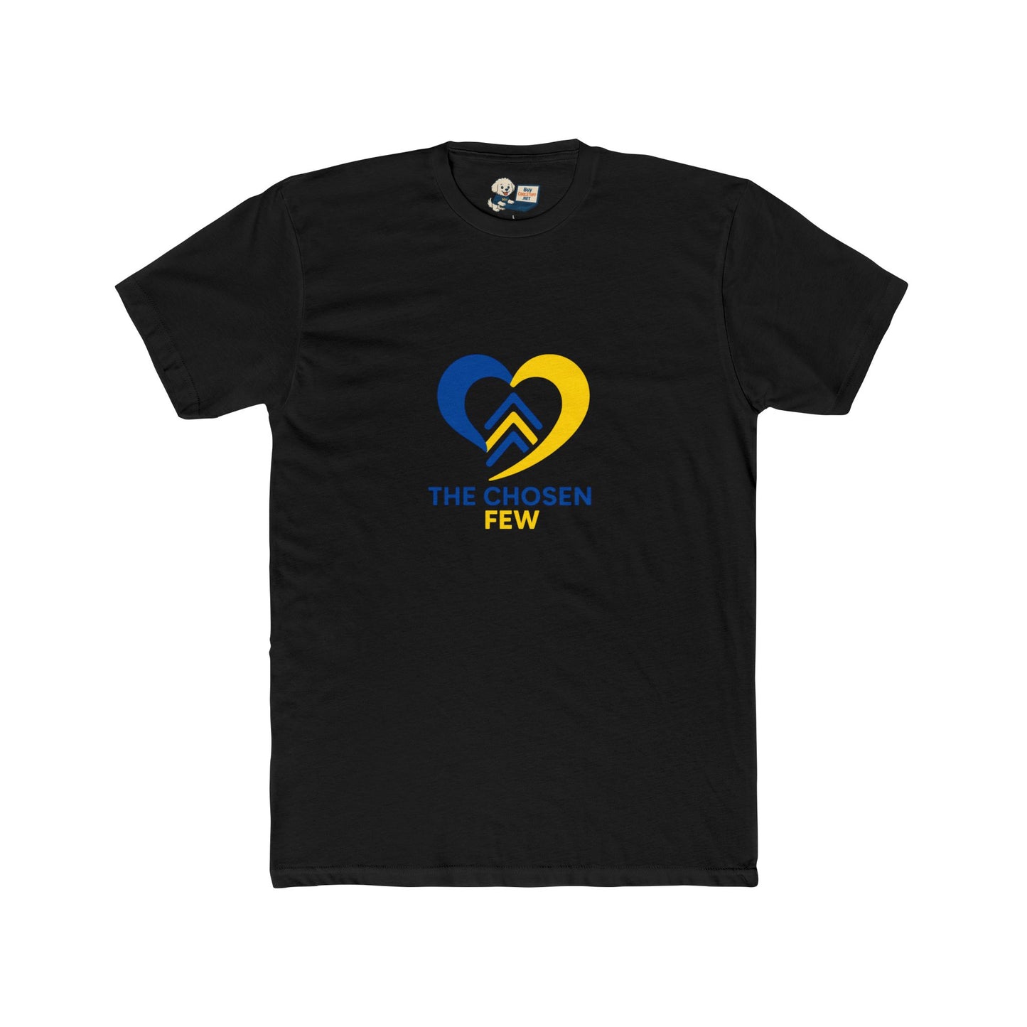 Down Syndrome Awareness "The Chosen Few" Unisex Cotton Crew Tee - Heart Design