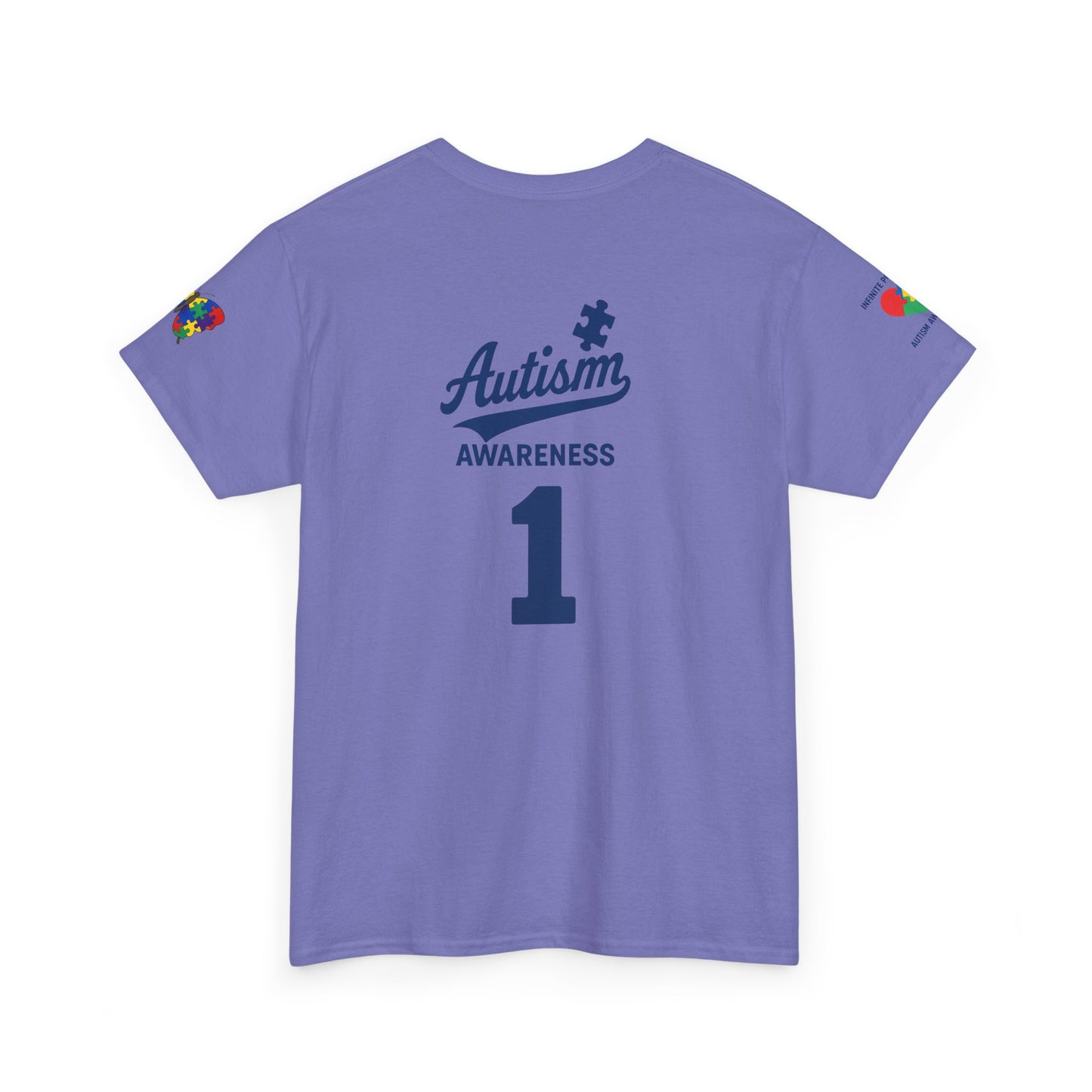 Autism Awareness - Dodgers Tee -Unisex Heavy Cotton Tee - Men & Women
