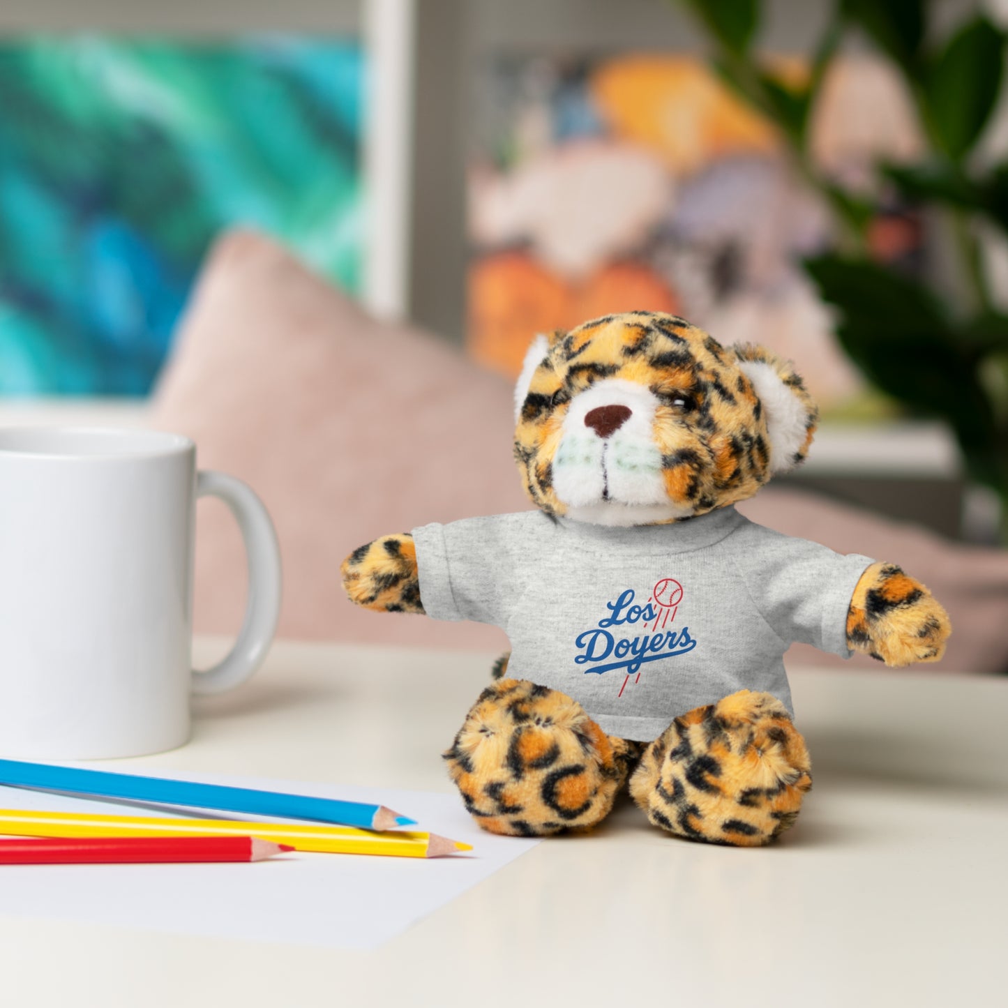 Los Doyers Plush Toy with Tee - Perfect Gift for Sports Fans & Kids