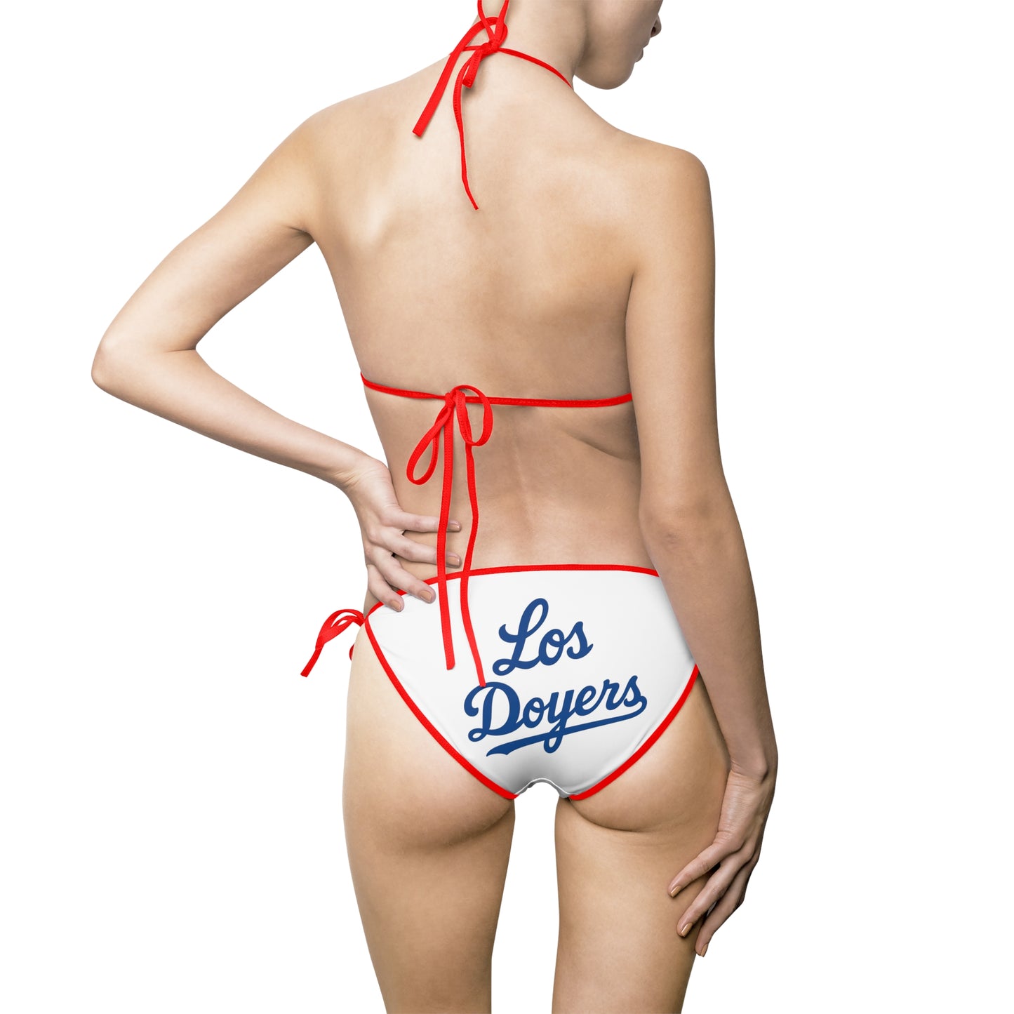 Women's L.A. Dodgers Bikini Swimsuit - Cheer for Your Team at the Beach or at the Pool!