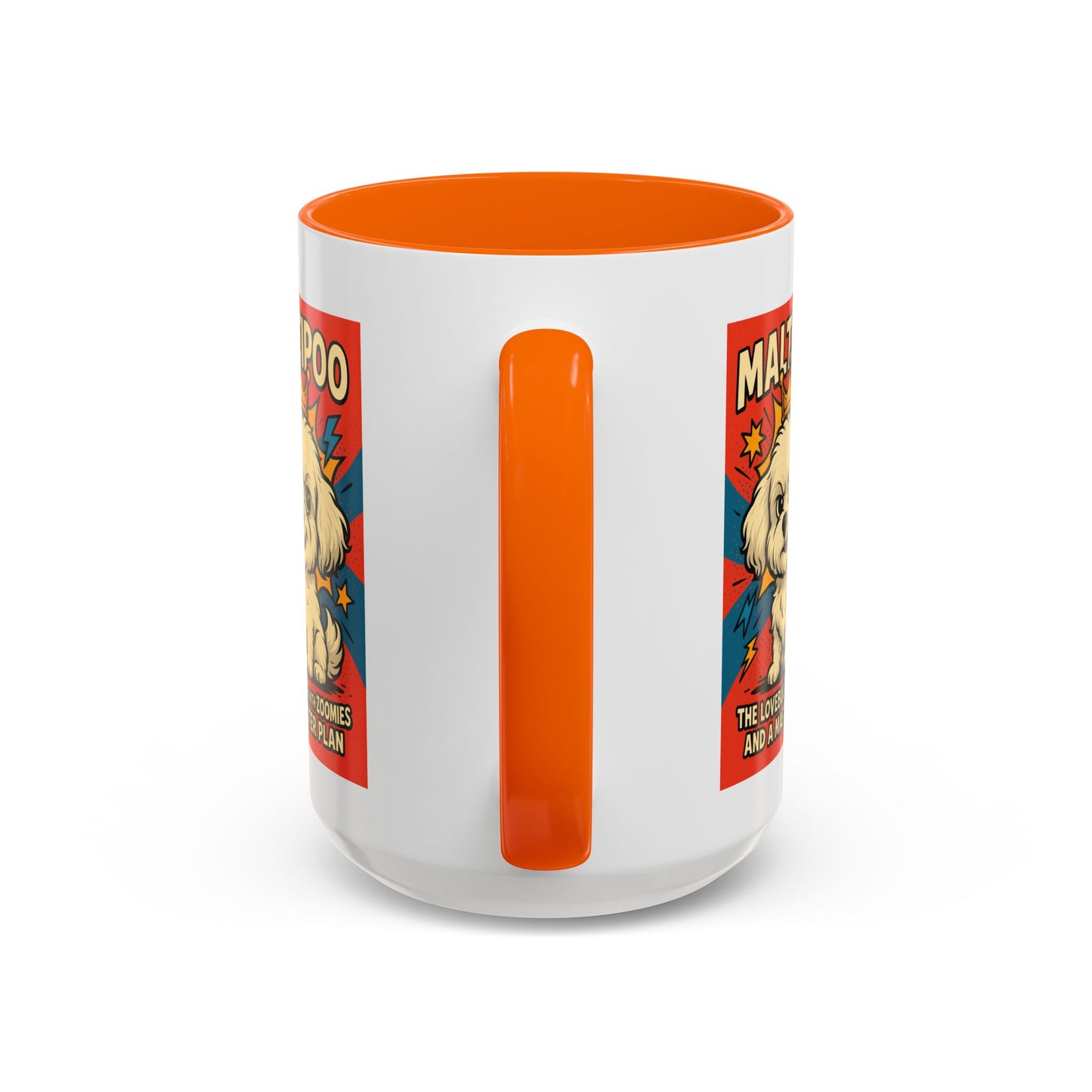 Maltipoo Lovebug Coffee Mug - Fun 15oz Accent Mug for Dog Lovers