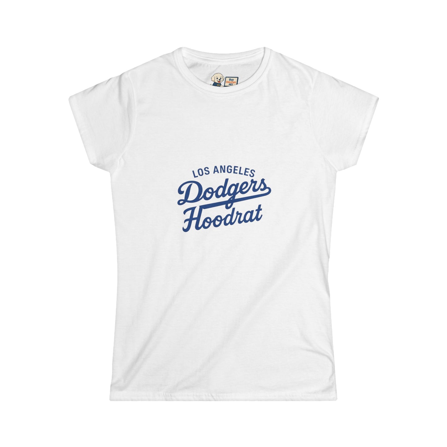 Los Angeles Dodgers Hoodrat - Women's Softstyle Tee - Perfect for Game Day!