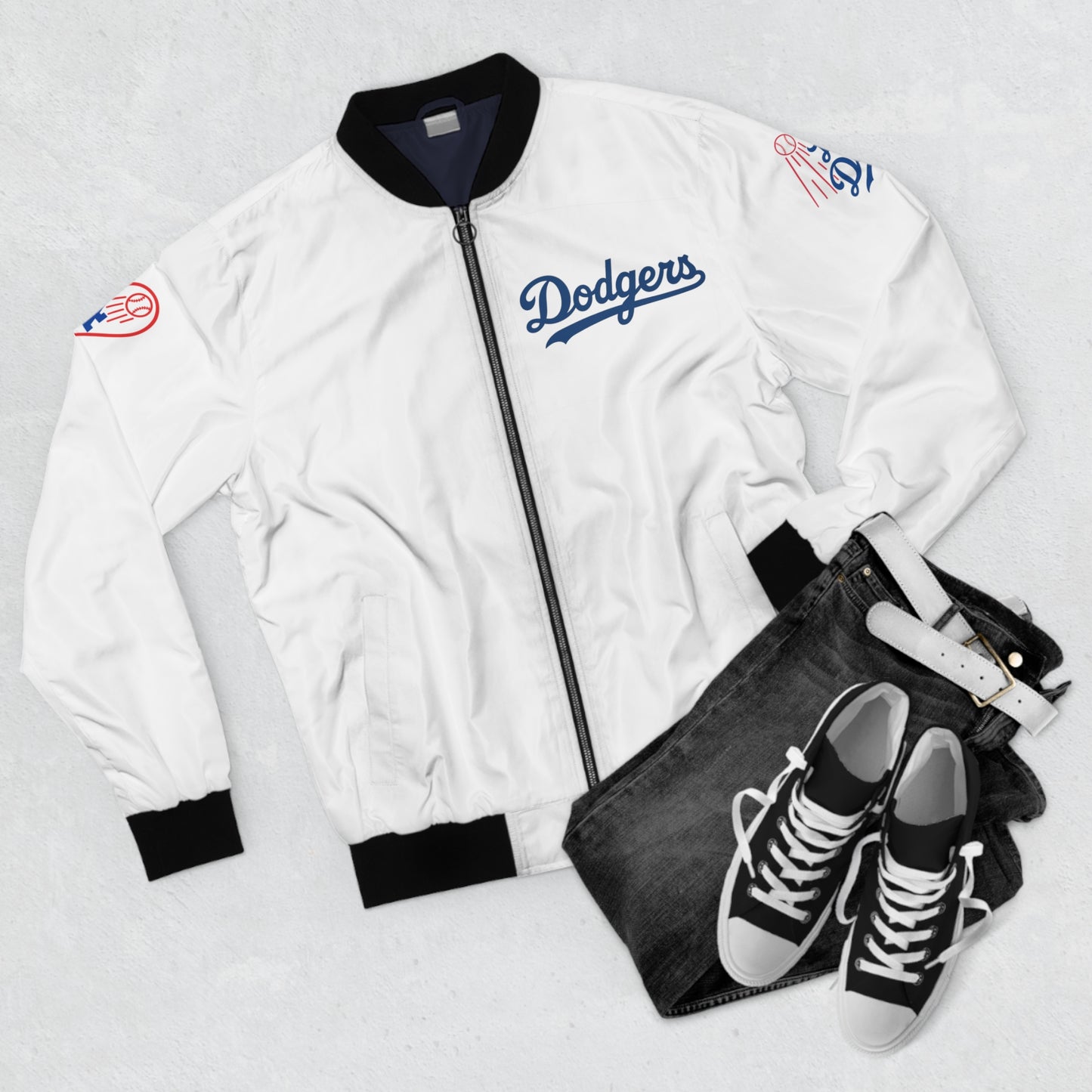 Dodger Men's Bomber Jacket - Stylish Fan Apparel for Game Day