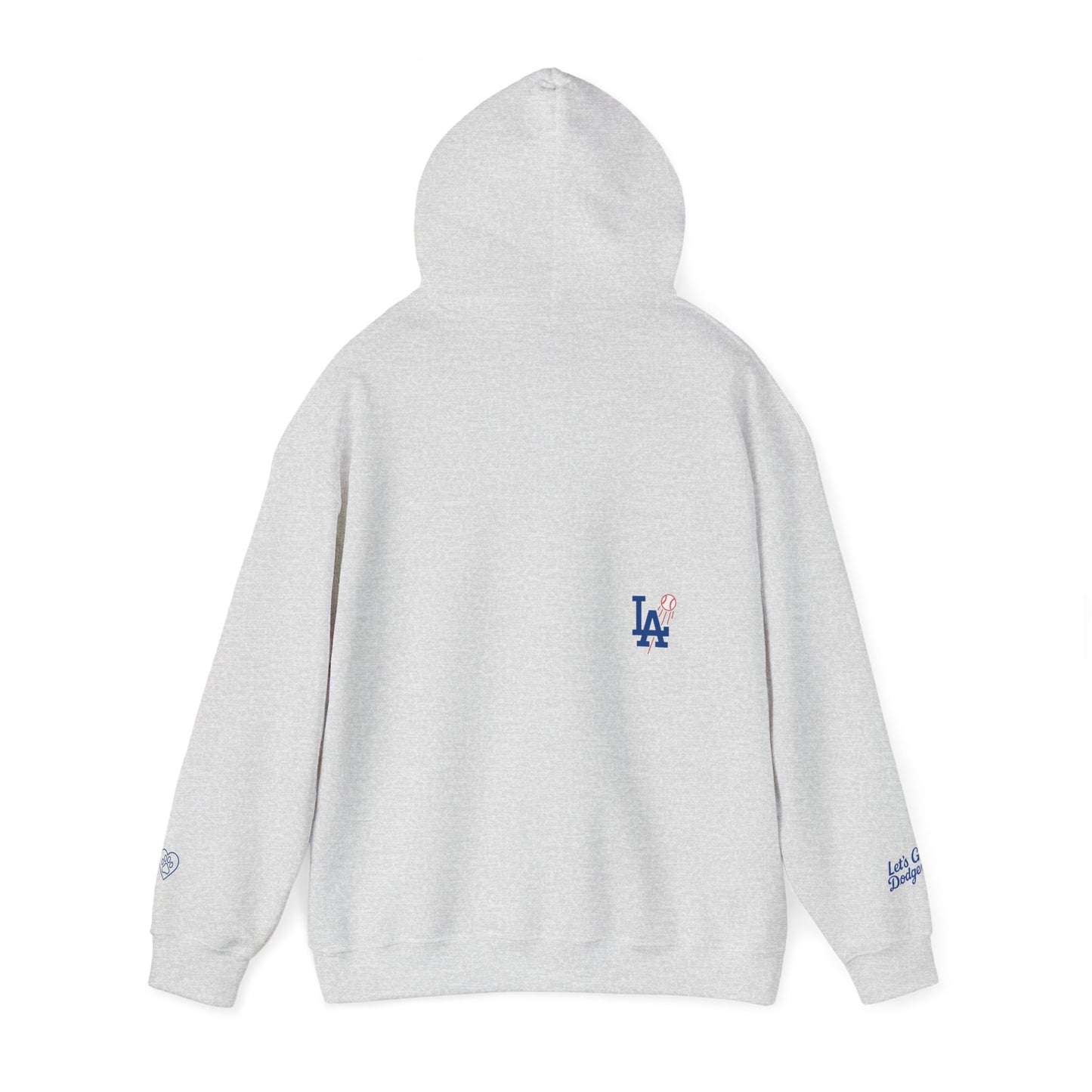 "My Shih Tzu Poodle is a Dodgers Fan" Unisex Dog Lover Hoodie